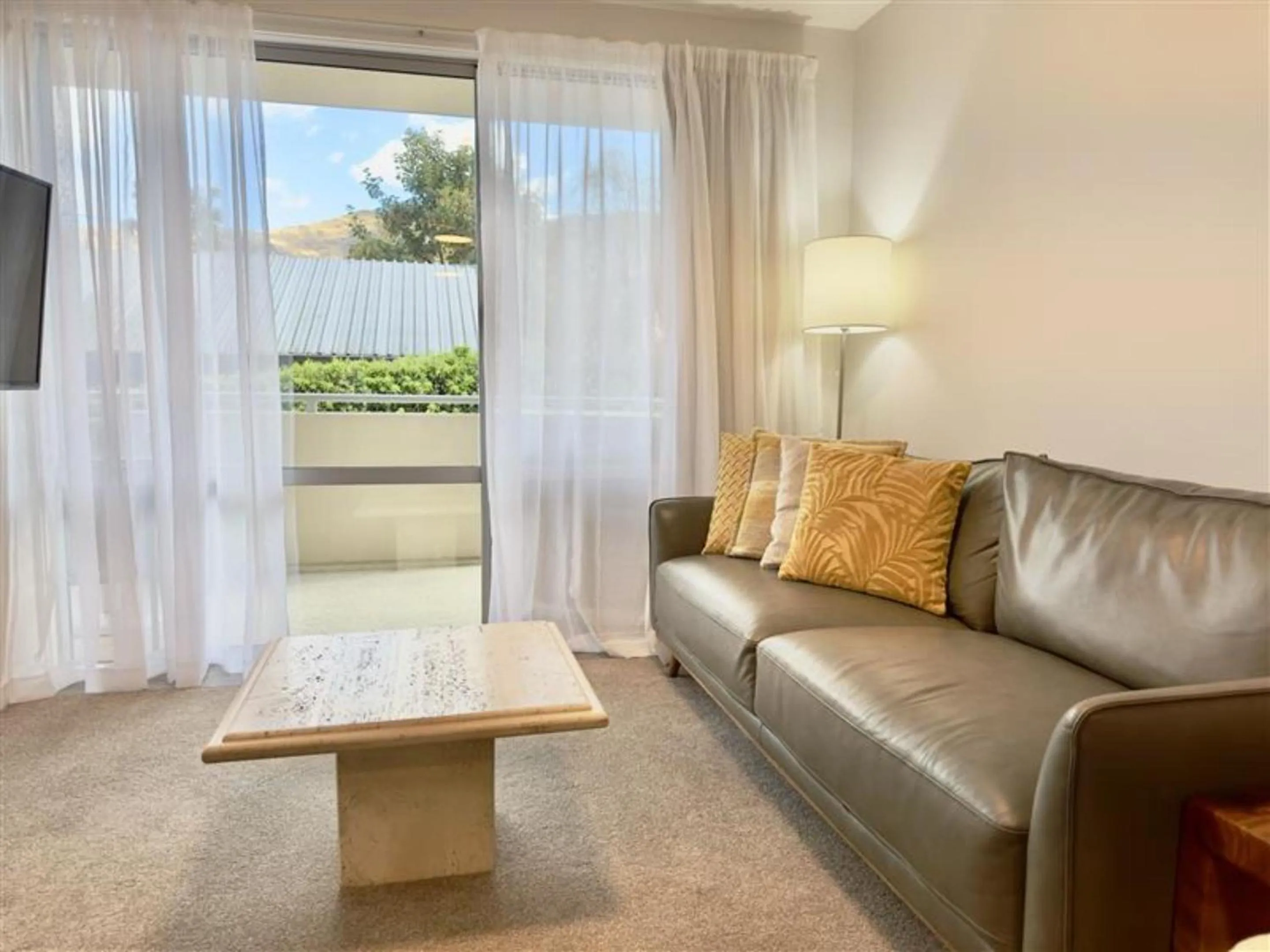 Living room in Belvedere Apartments