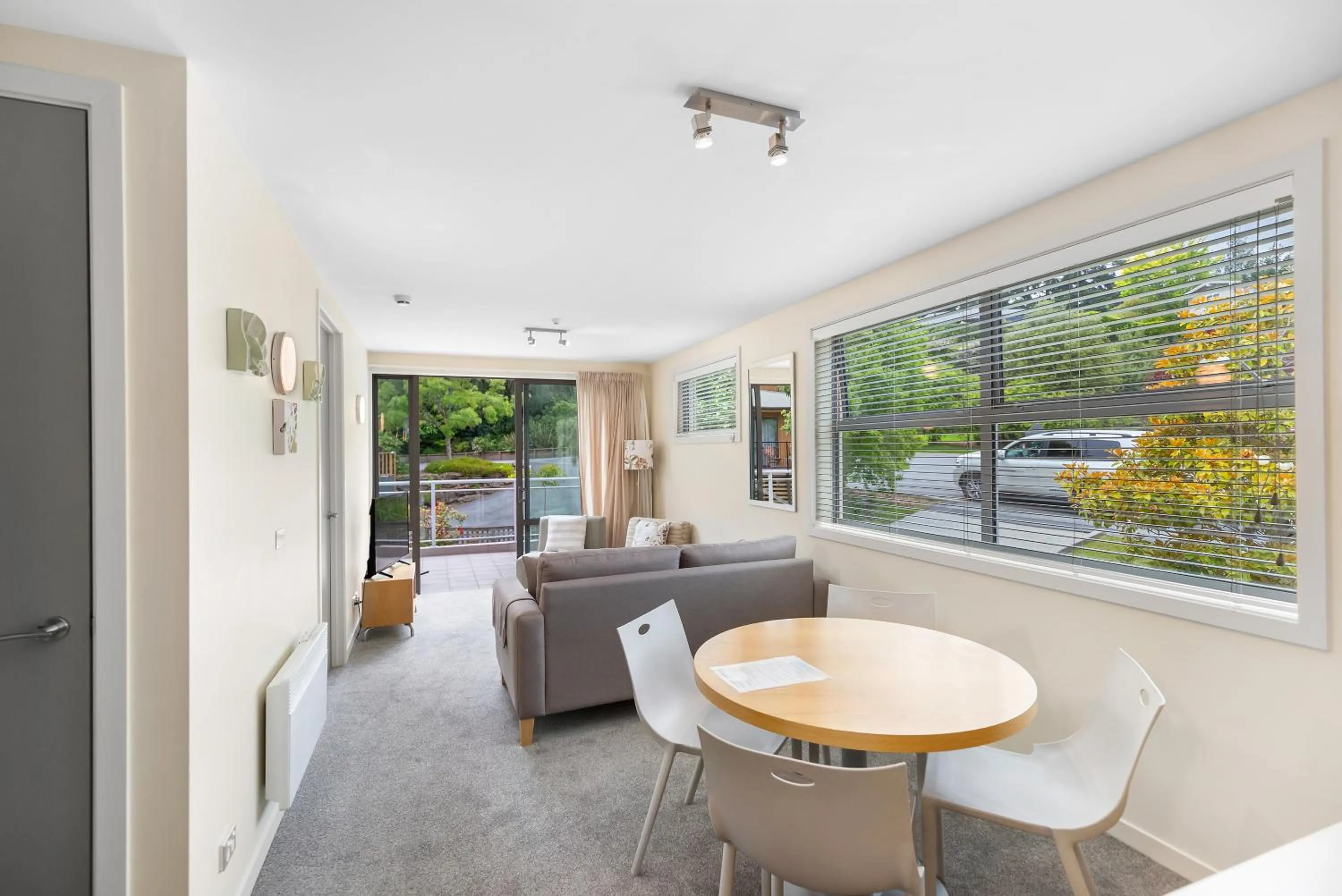Living room in Belvedere Apartments