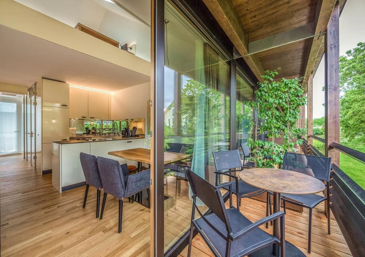 Balcony/Terrace in Ferienwohnungen Boardinghouse Bodensee