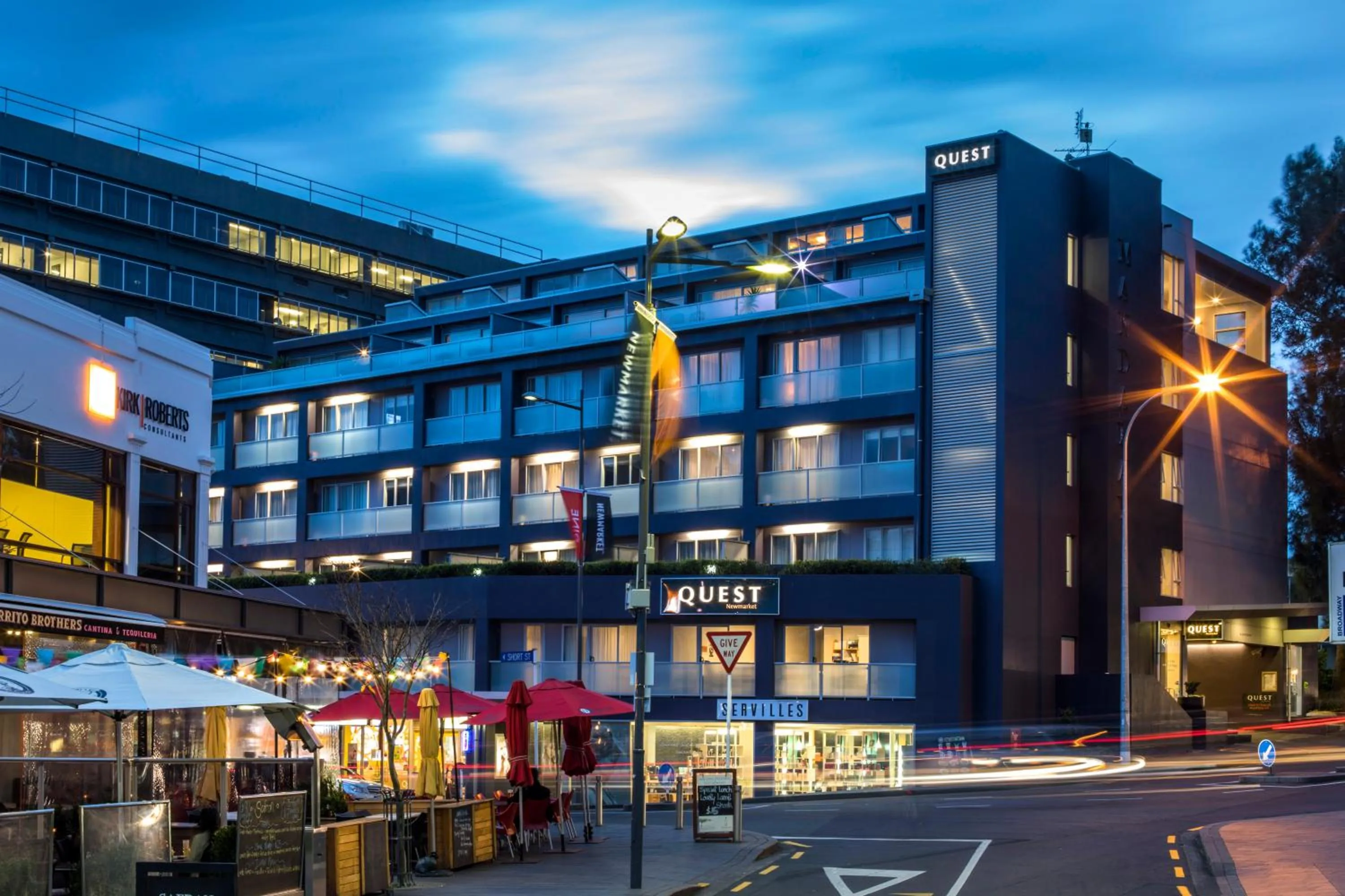 Facade/entrance in Quest Newmarket Serviced Apartments