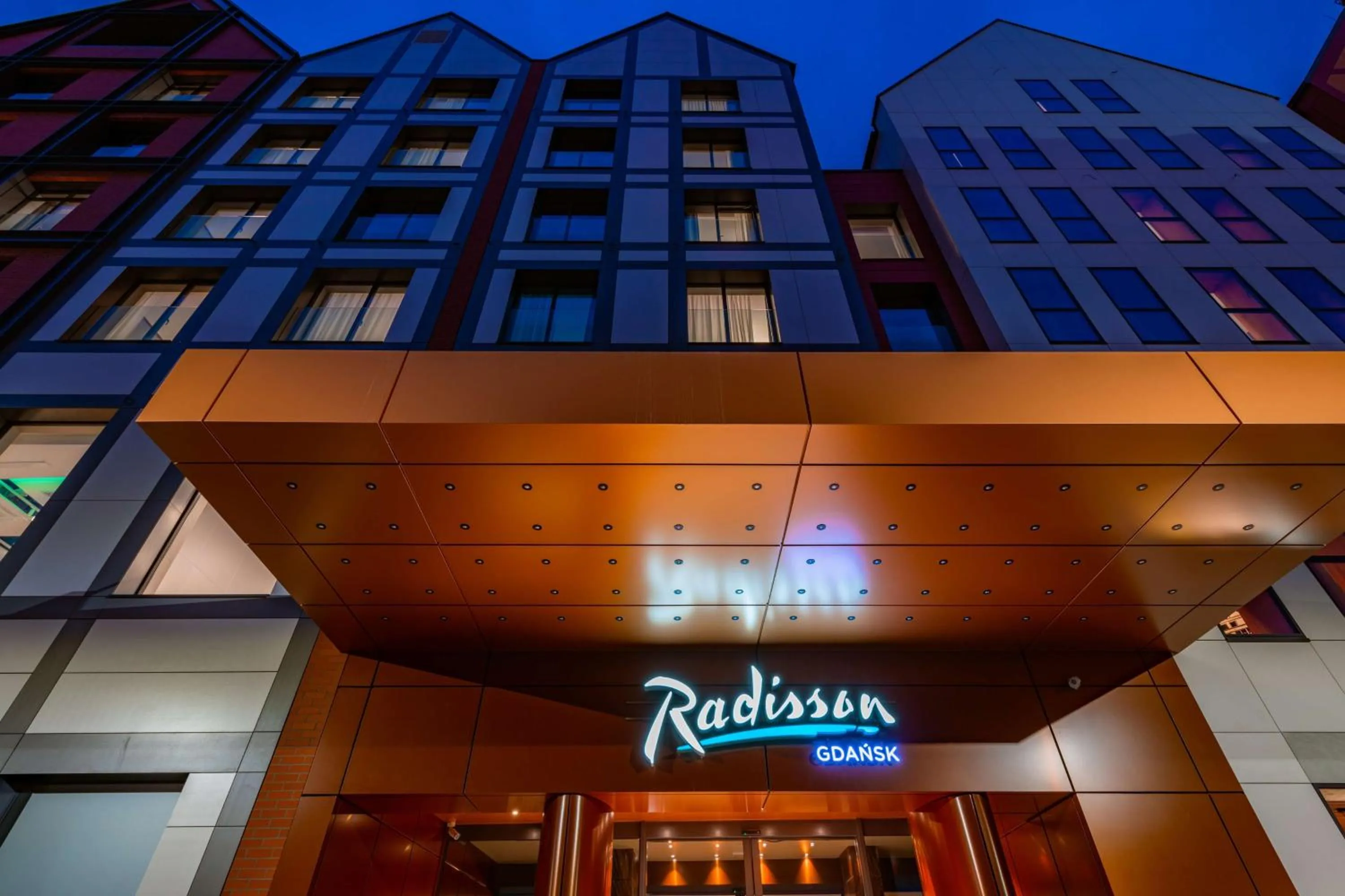 Facade/entrance in Radisson Hotel & Apartments Gdansk