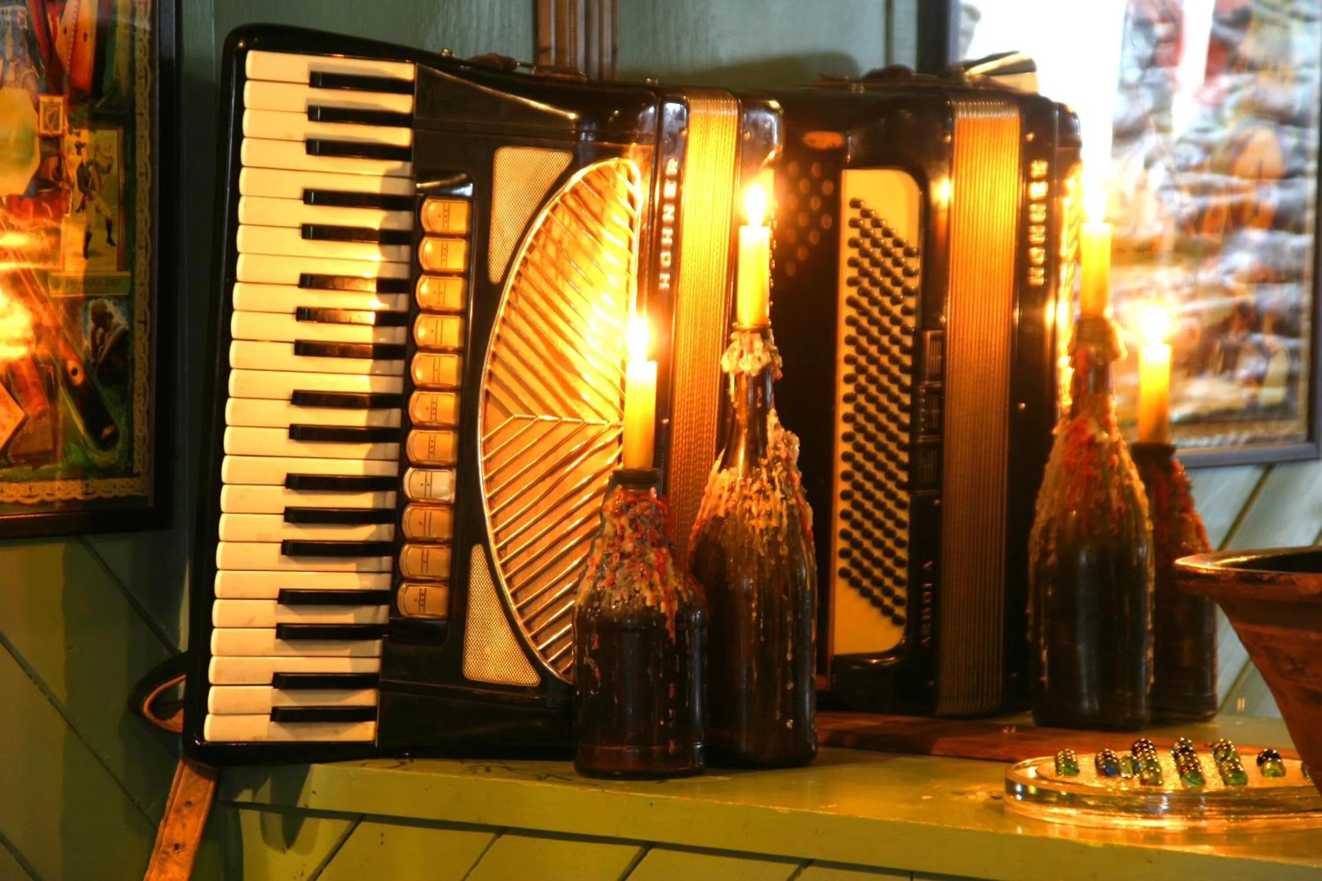 Decorative detail in Maddens Bridge Bar & Guesthouse