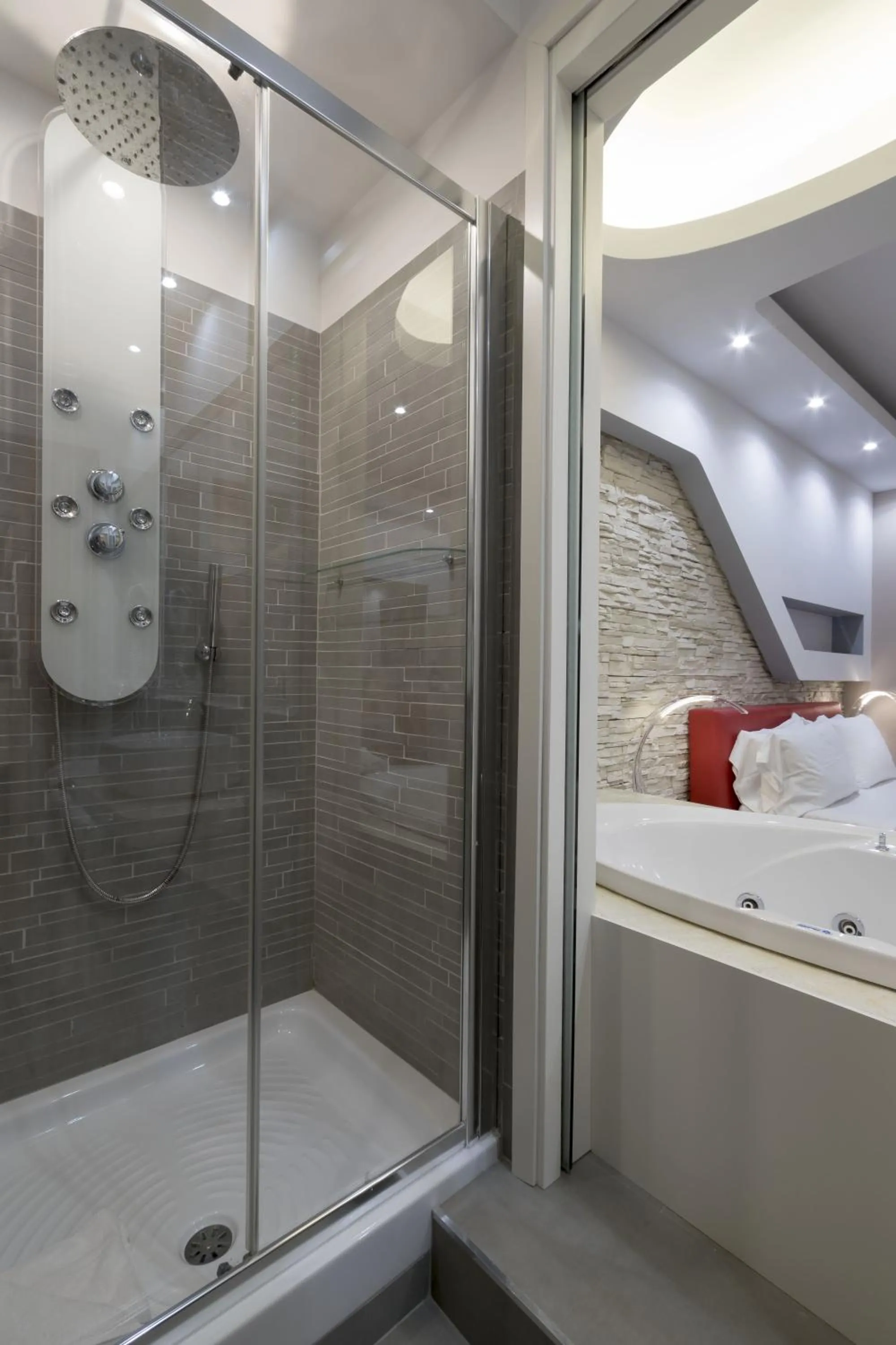 Shower in Luxury on the River