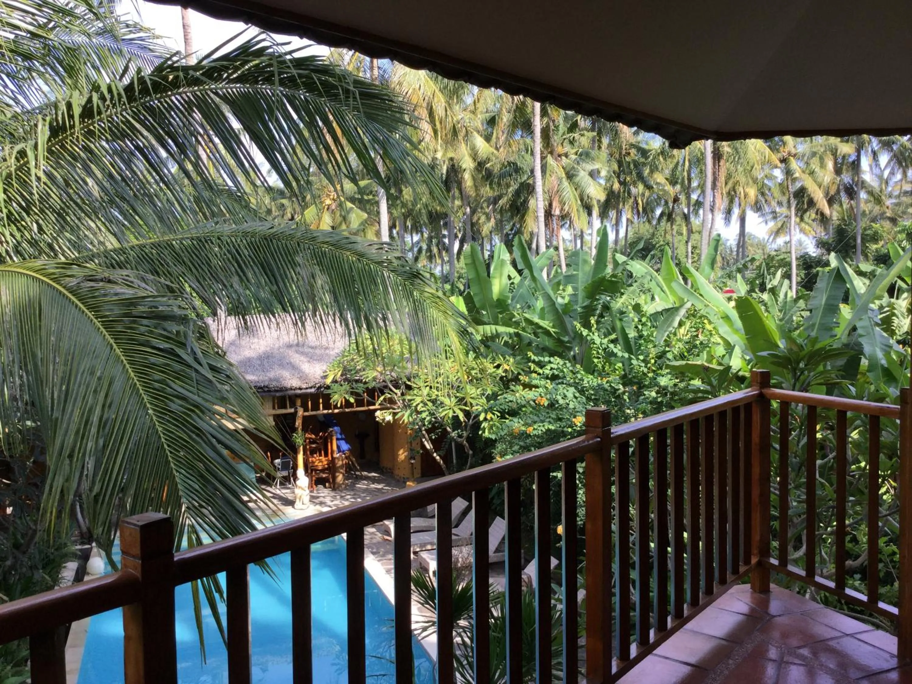 Garden view in Villa Jati Mangsit