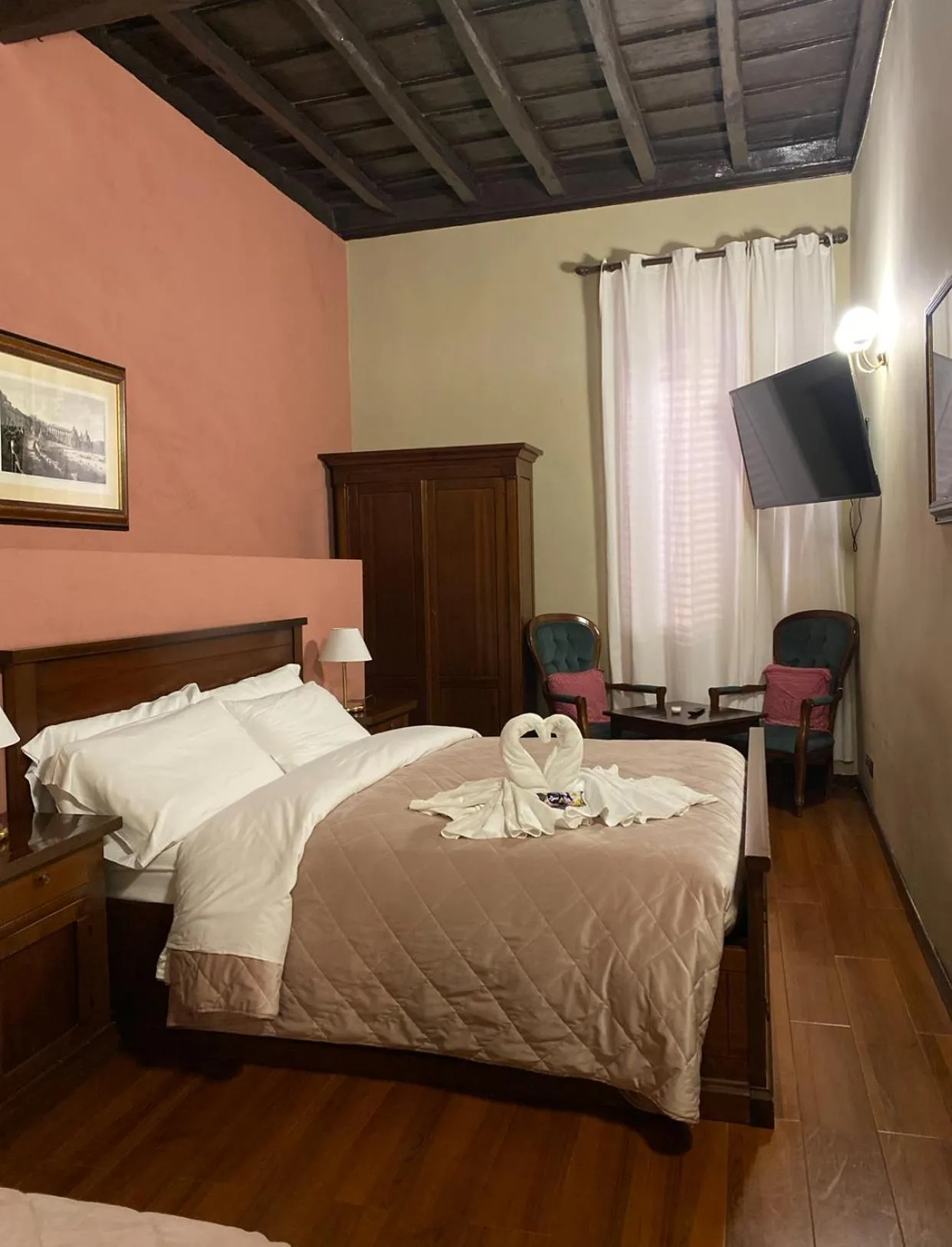 Photo of the whole room, Bed in Borgo Pio 91