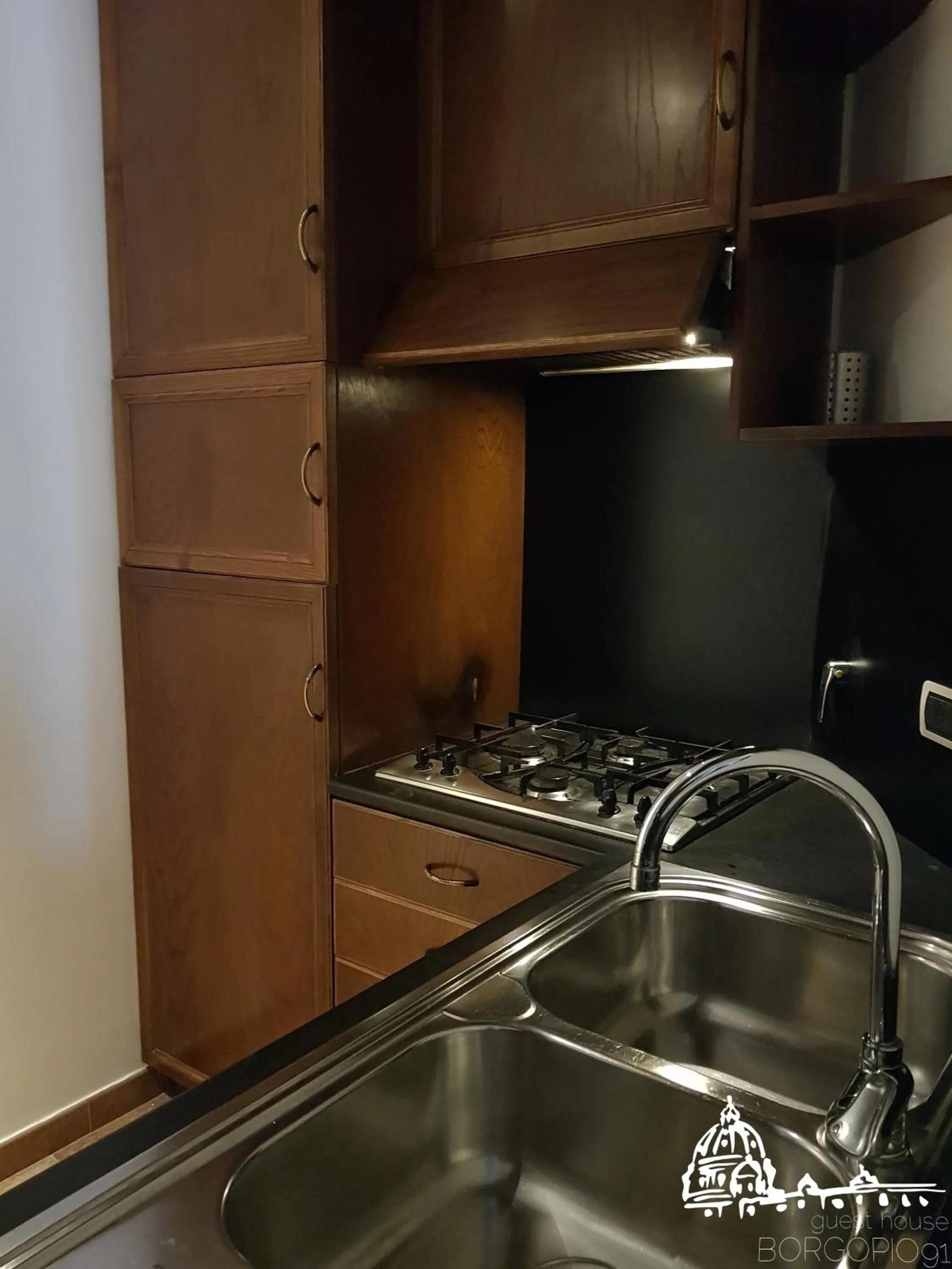 Kitchen or kitchenette in Borgo Pio 91