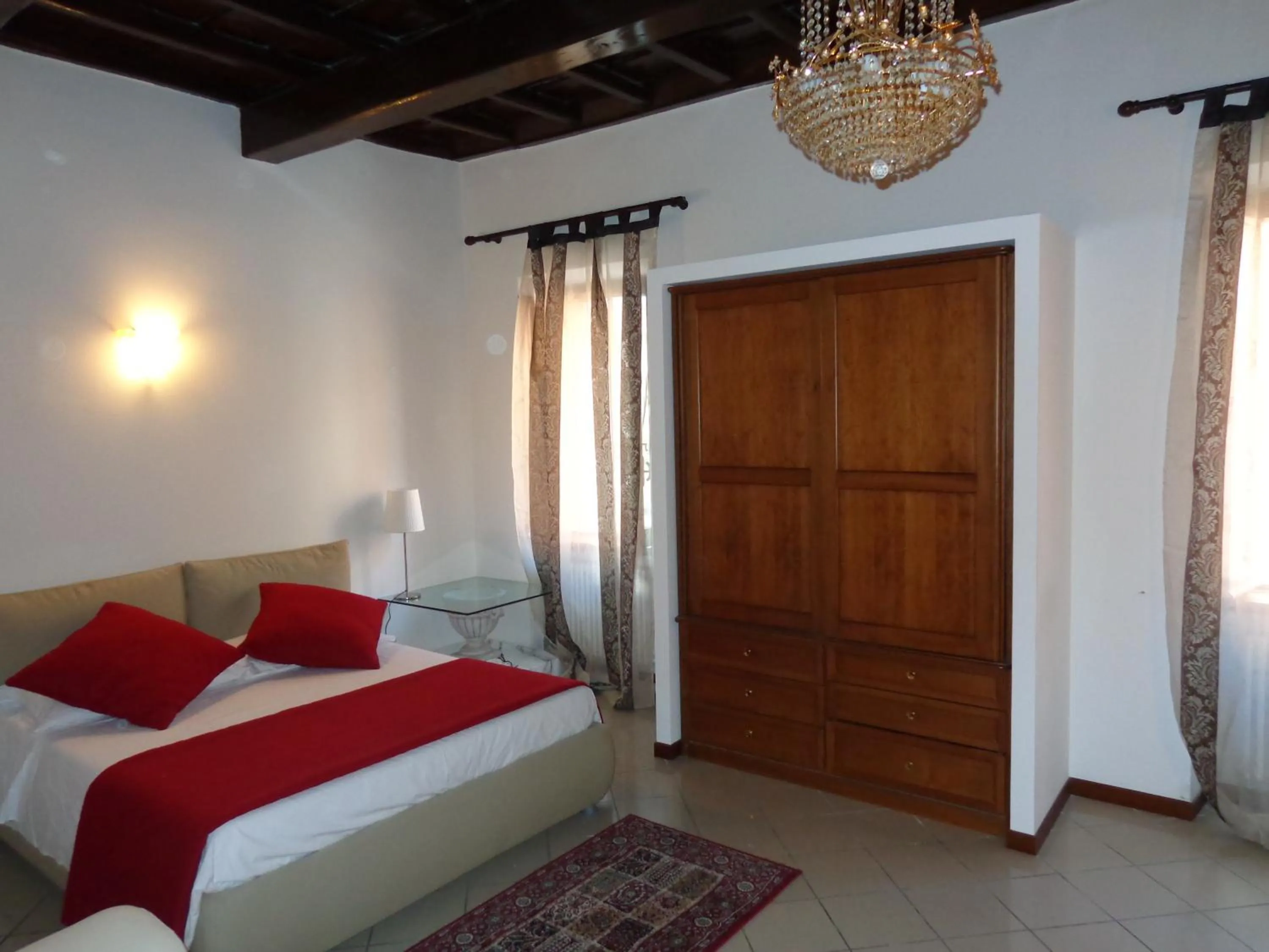 Bedroom, Bed in Borgo Pio 91
