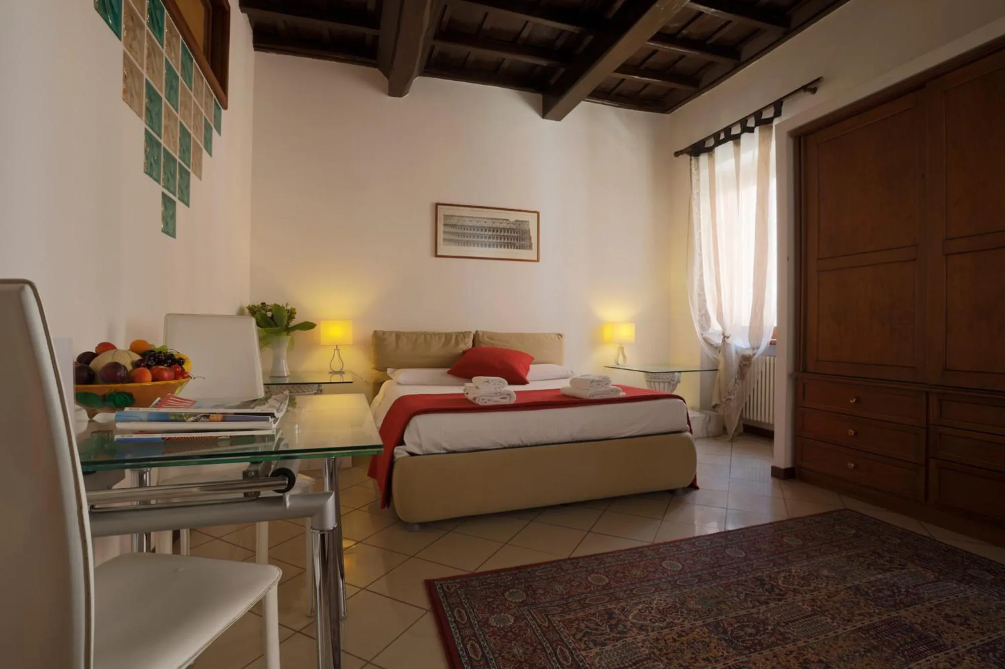 Photo of the whole room, Bed in Borgo Pio 91