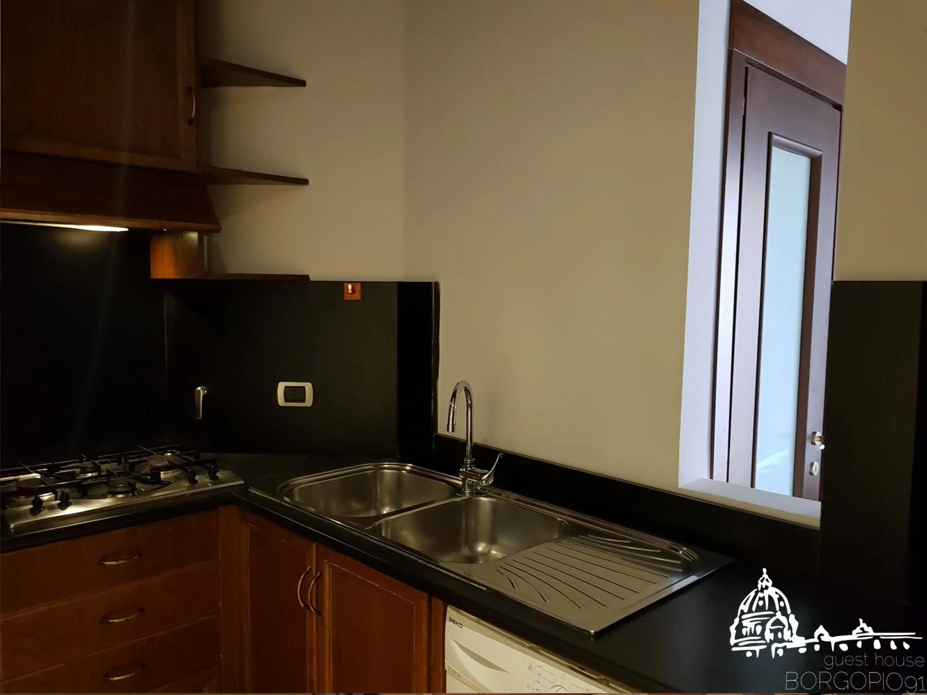 Kitchen or kitchenette in Borgo Pio 91
