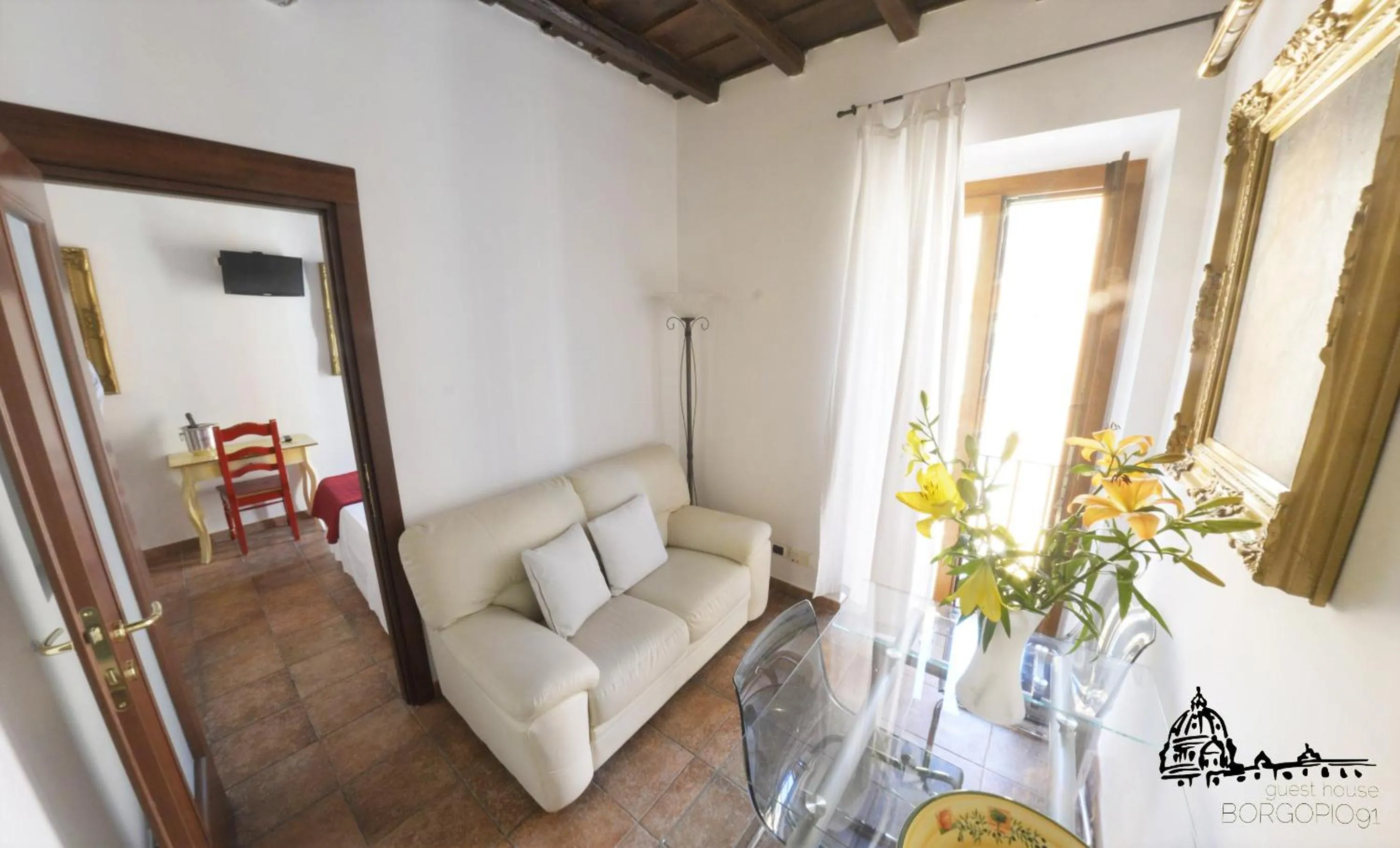 Kitchen or kitchenette in Borgo Pio 91