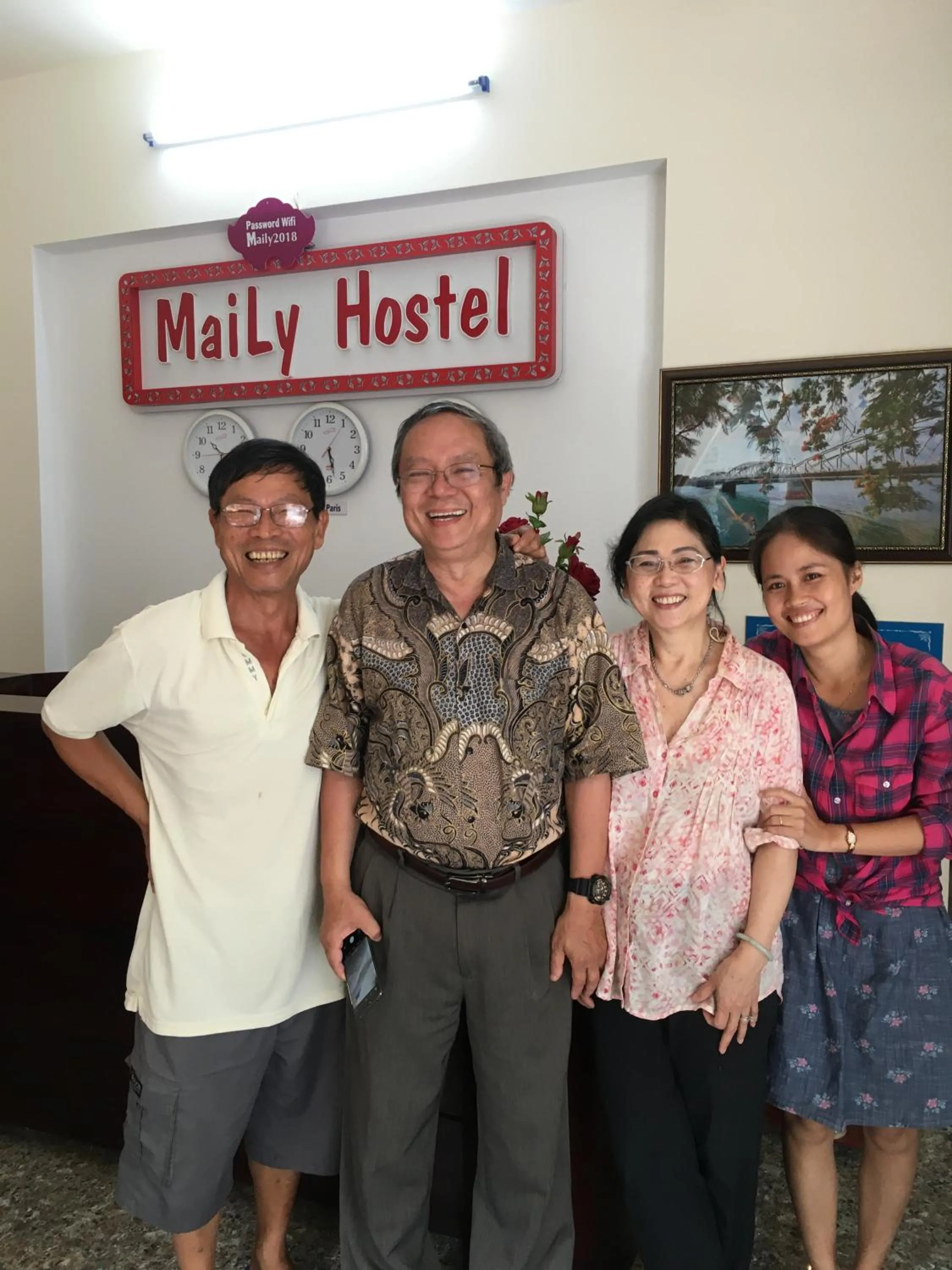 People in Maily Hostel