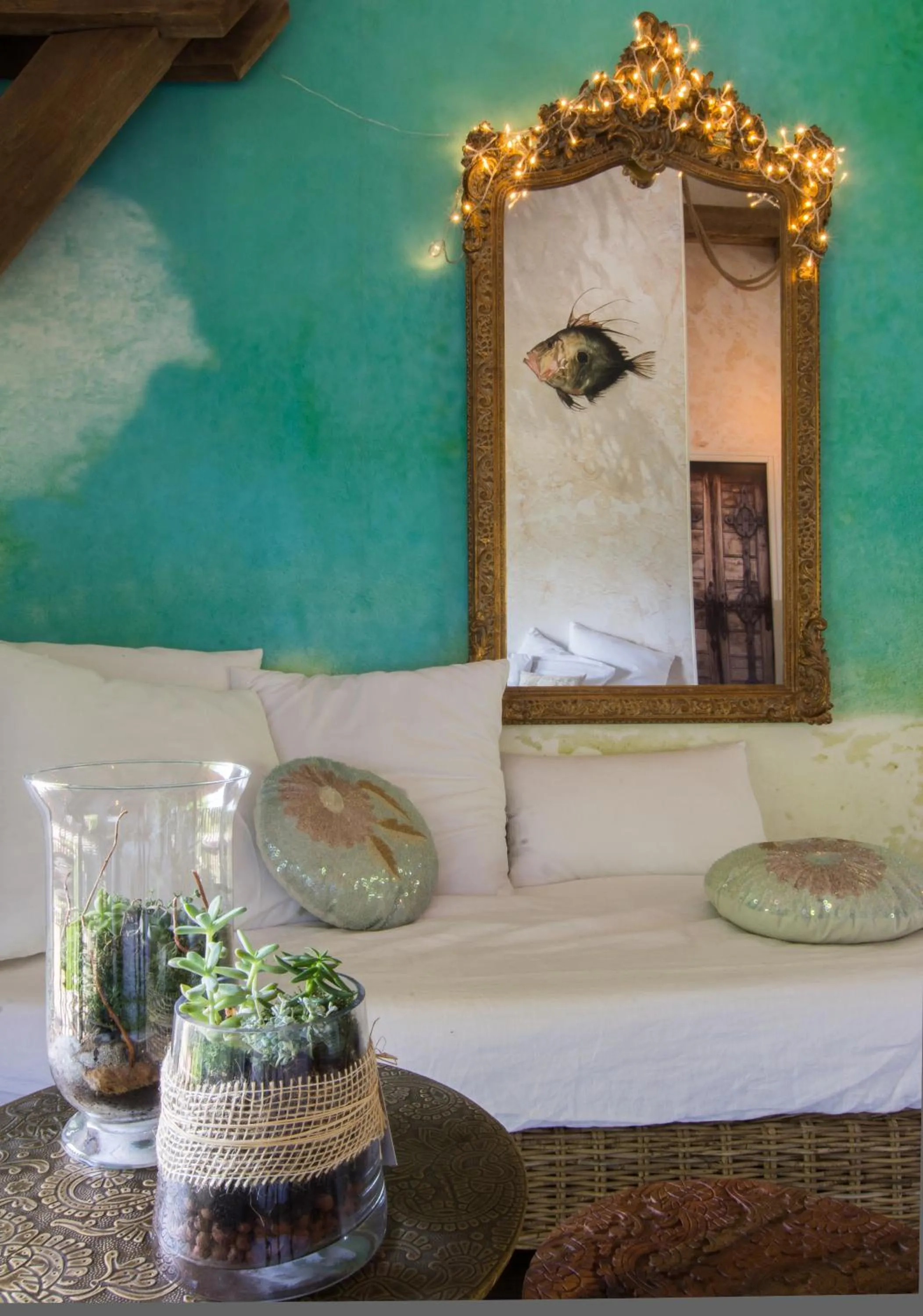 Living room in La Haute Forge B&B