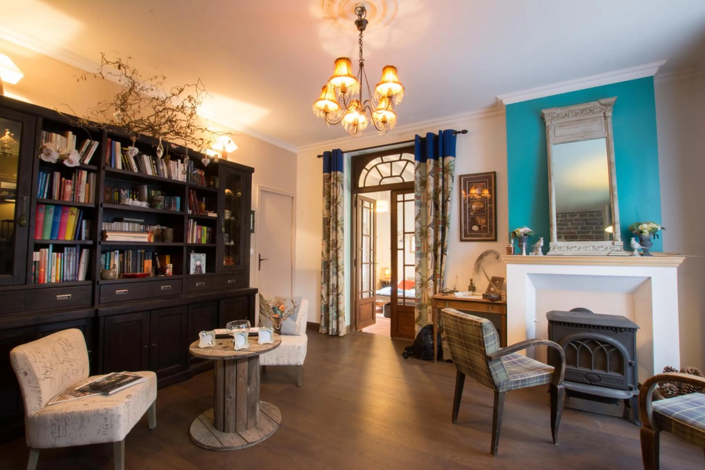 Living room in La Haute Forge B&B