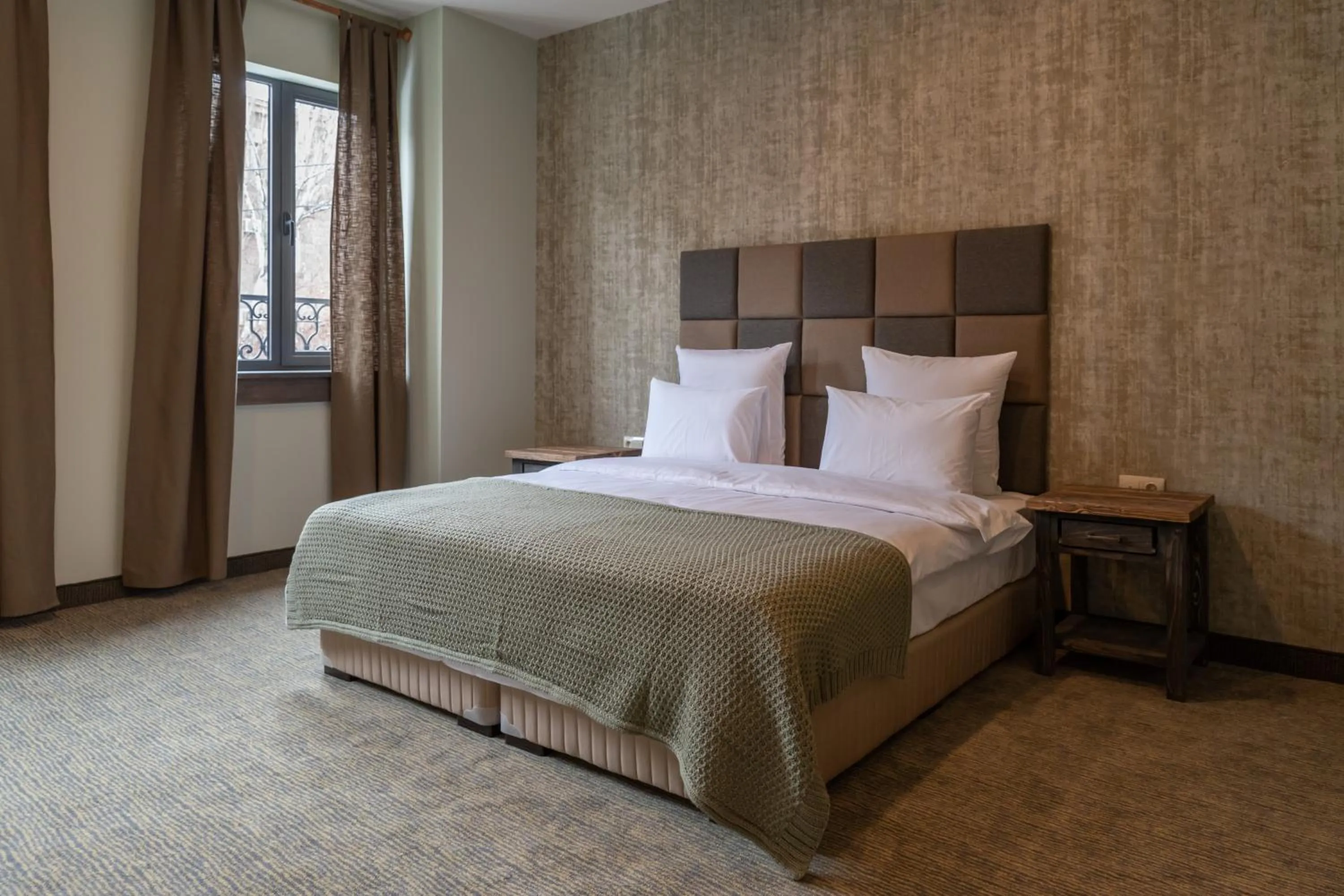 Bed in Apricot Hotel Yerevan