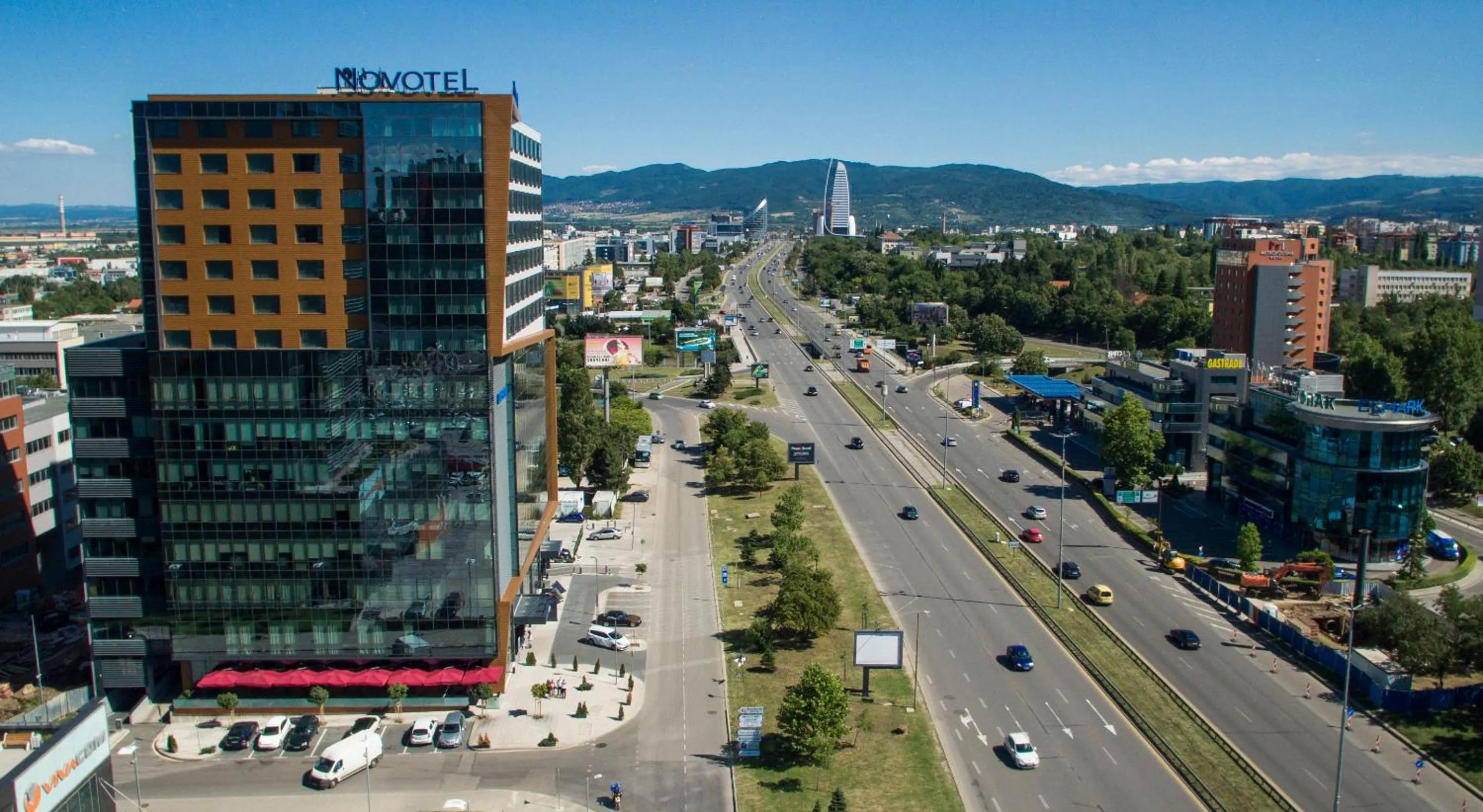 Bird's eye view in Novotel Sofia