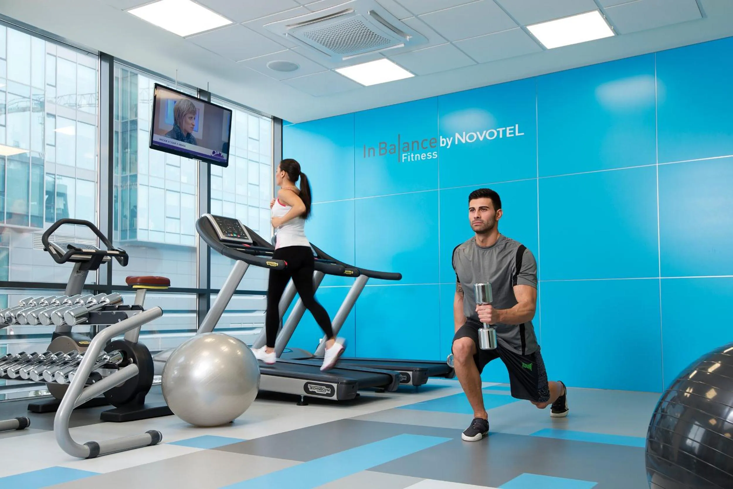 Fitness centre/facilities in Novotel Sofia
