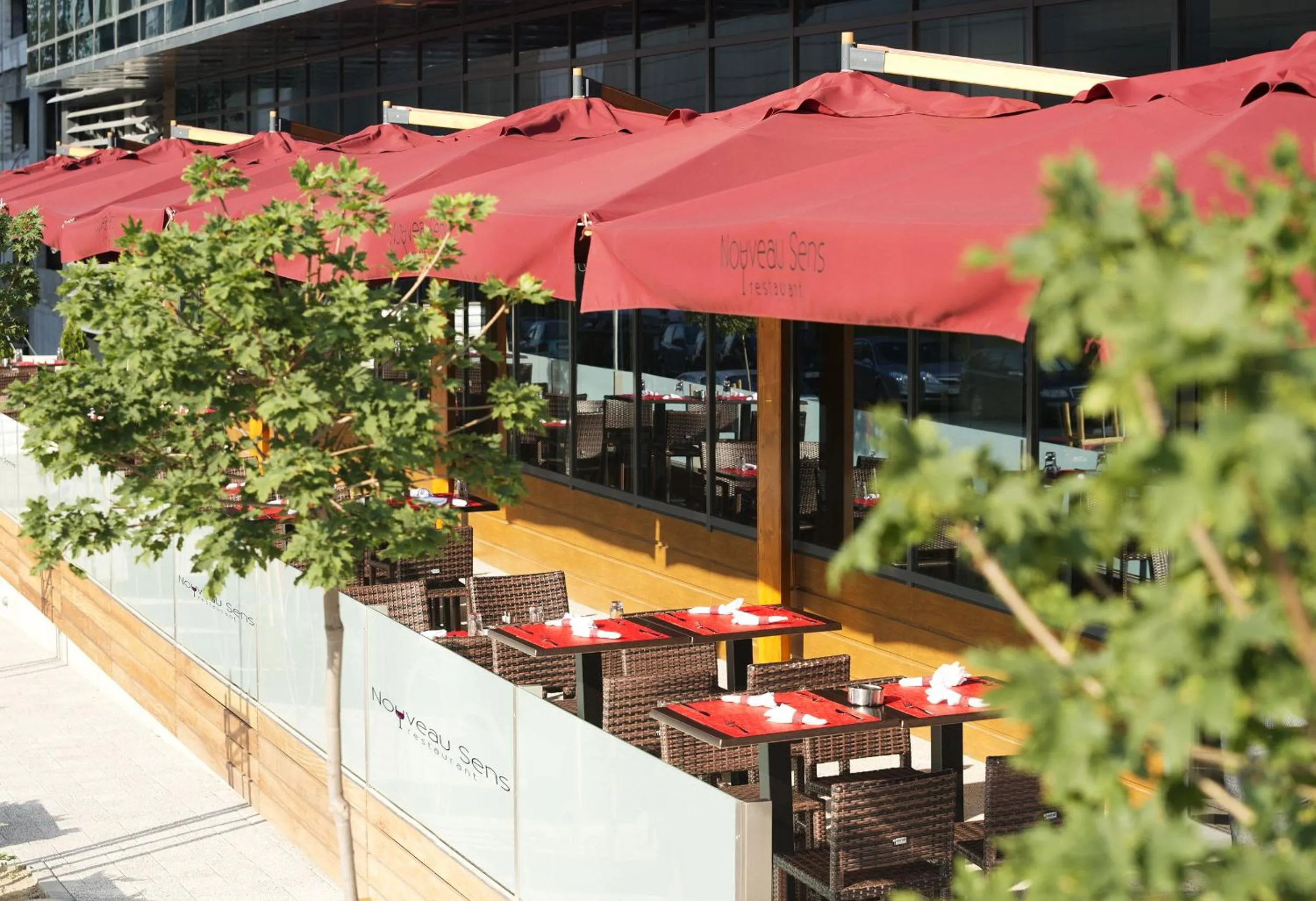 Patio in Novotel Sofia