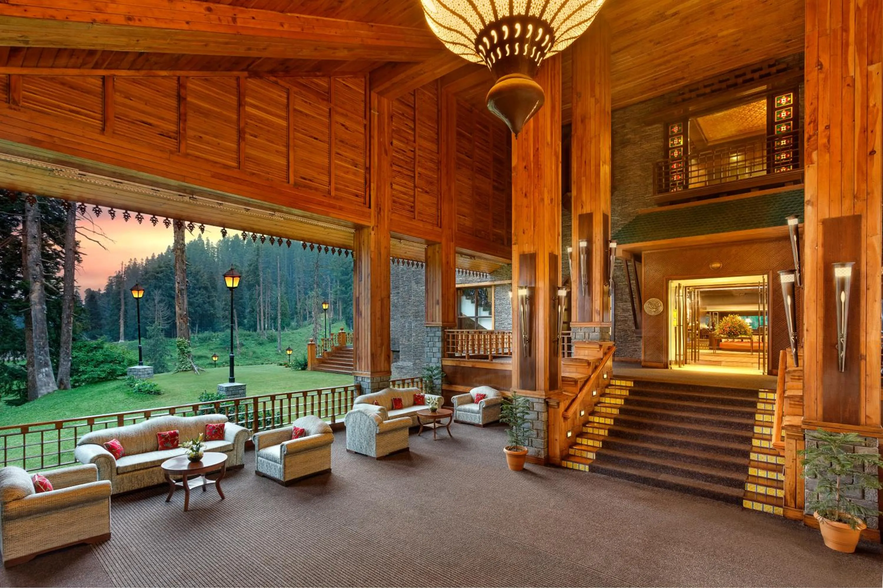 Facade/entrance in The Khyber Himalayan Resort & Spa