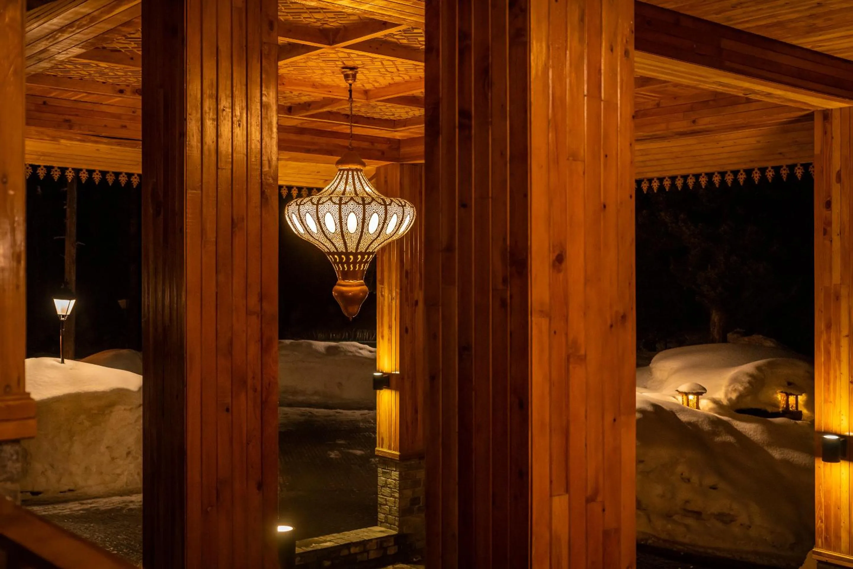 Facade/entrance, Bed in The Khyber Himalayan Resort & Spa