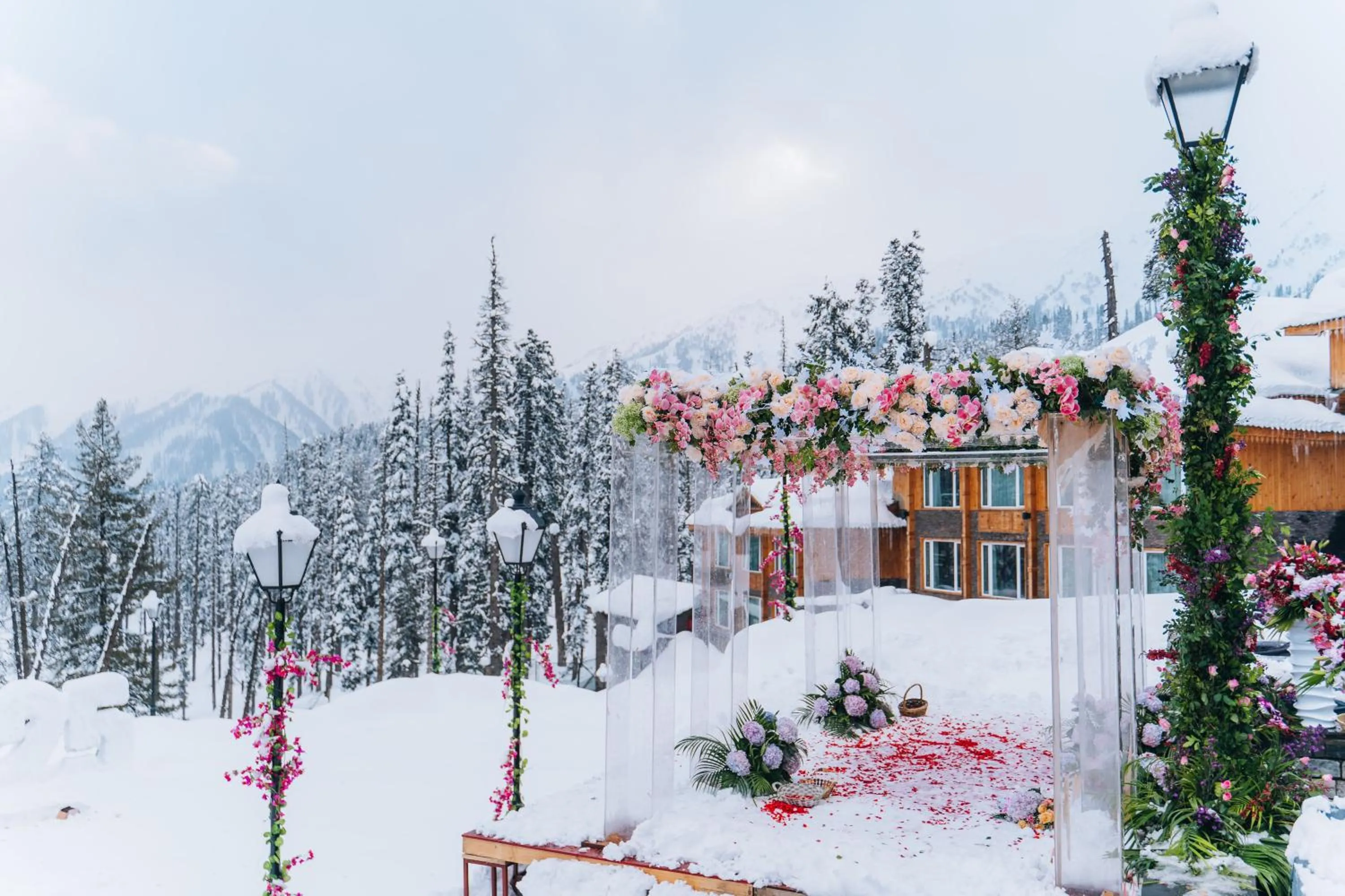 wedding in The Khyber Himalayan Resort & Spa
