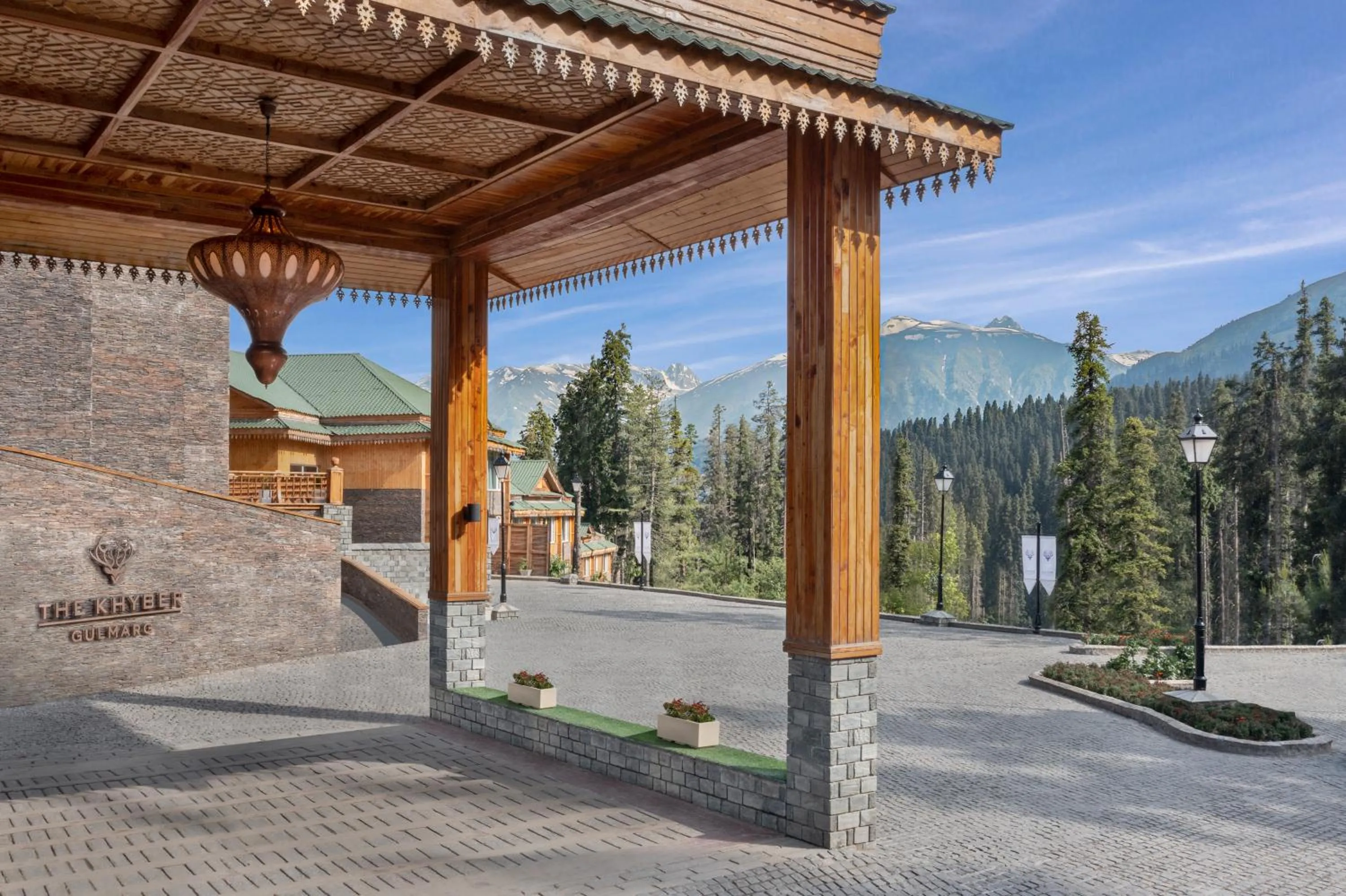 Facade/entrance in The Khyber Himalayan Resort & Spa