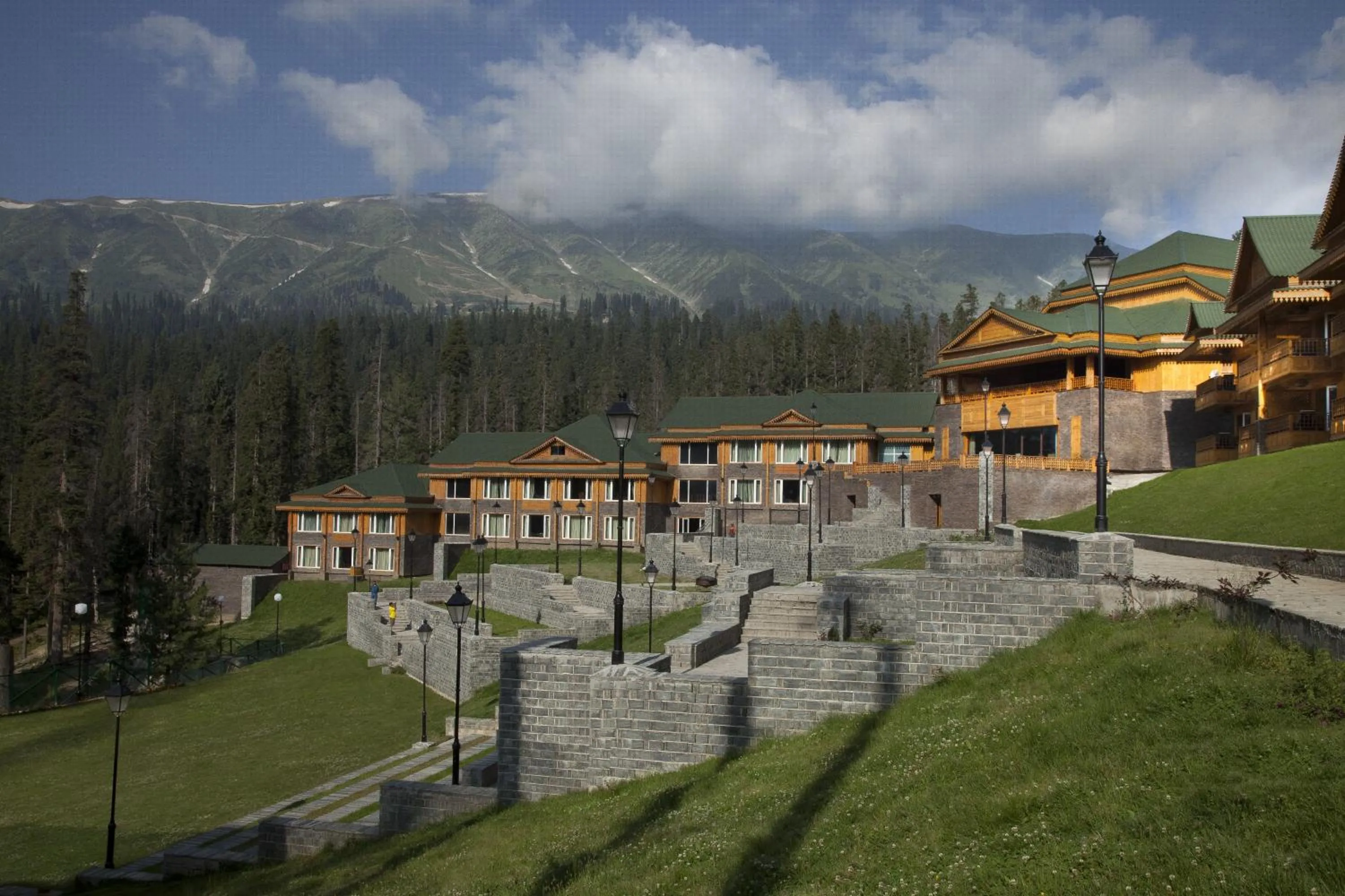 Facade/entrance in The Khyber Himalayan Resort & Spa