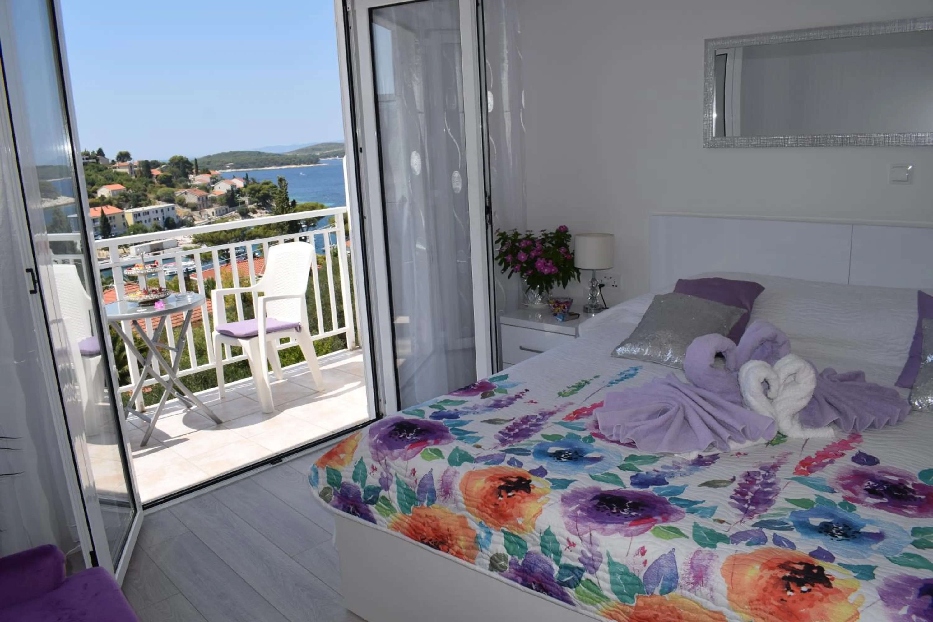 Balcony/Terrace, Bed in Villa Zorana hostel