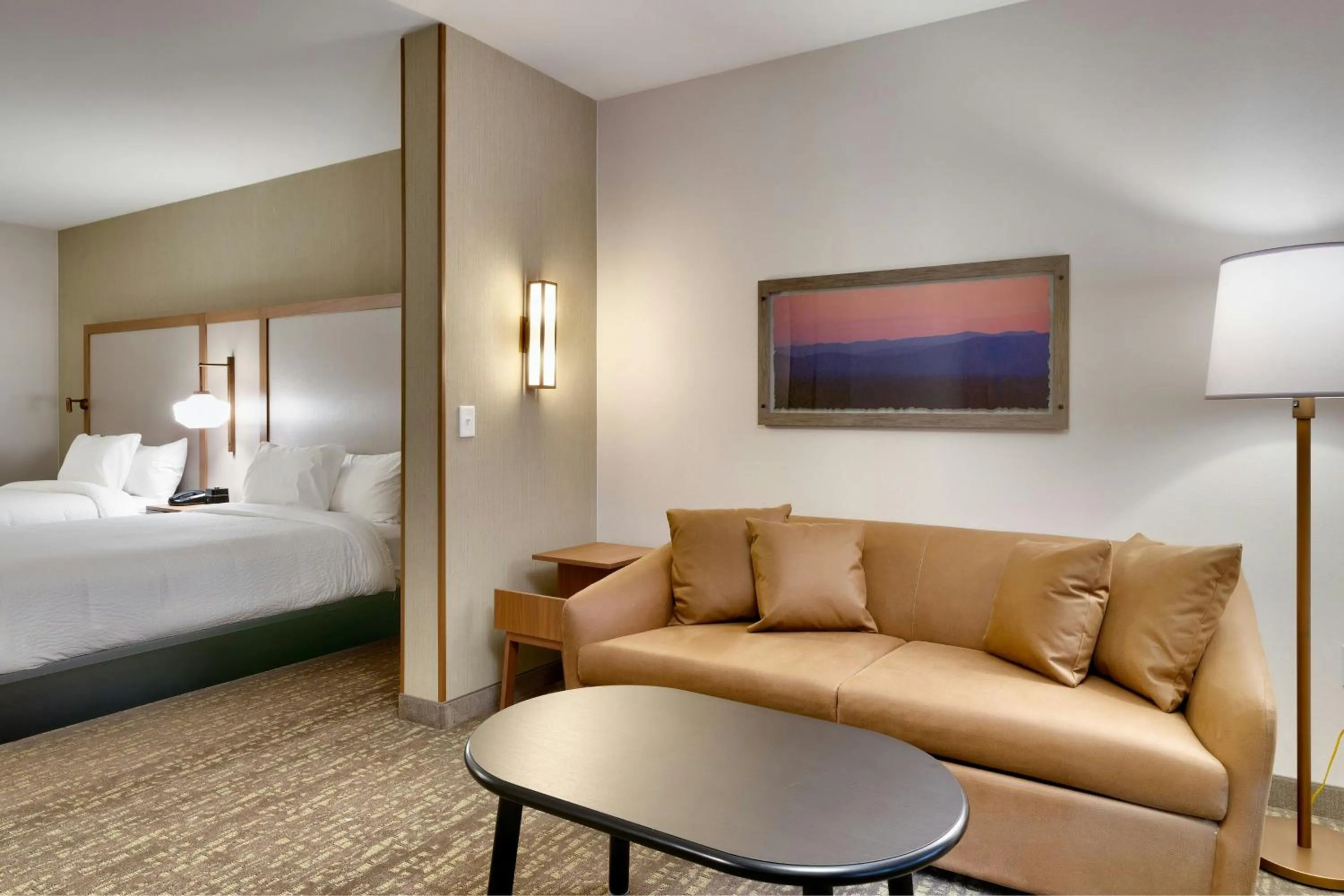 Living room, Bed in Fairfield Inn & Suites by Marriott Denver West/Federal Center