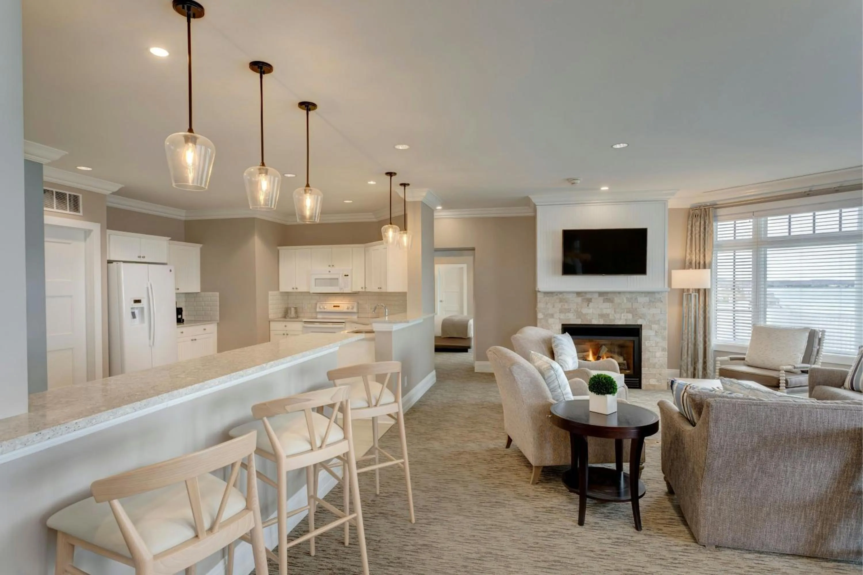 Living room in Inn at Bay Harbor