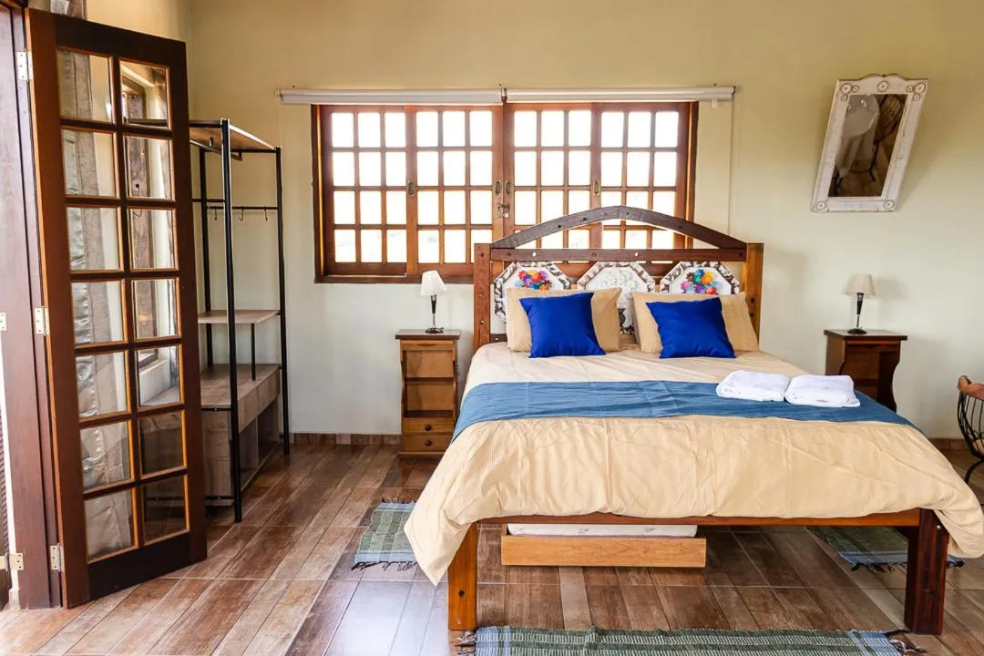 Bed in Pousada Chalés São Francisco