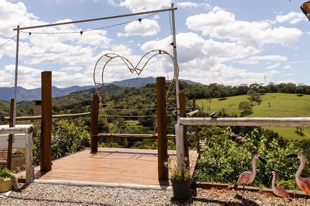 Garden view in Pousada Chalés São Francisco