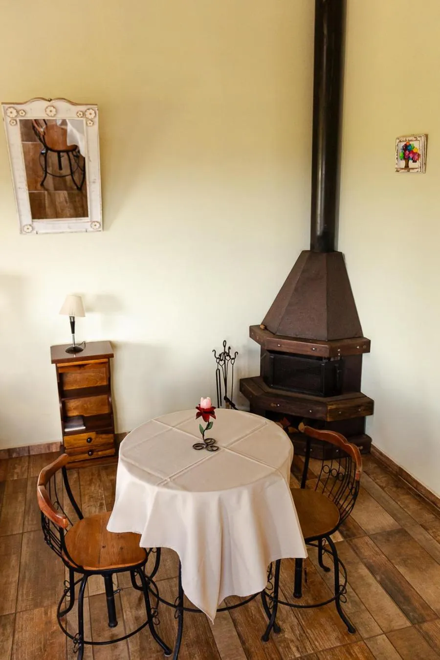 Seating area in Pousada Chalés São Francisco