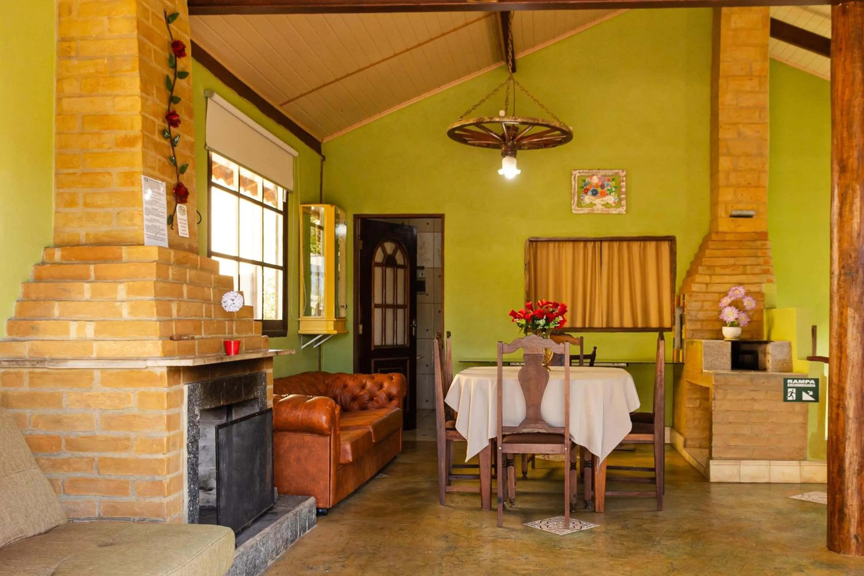 Living room in Pousada Chalés São Francisco