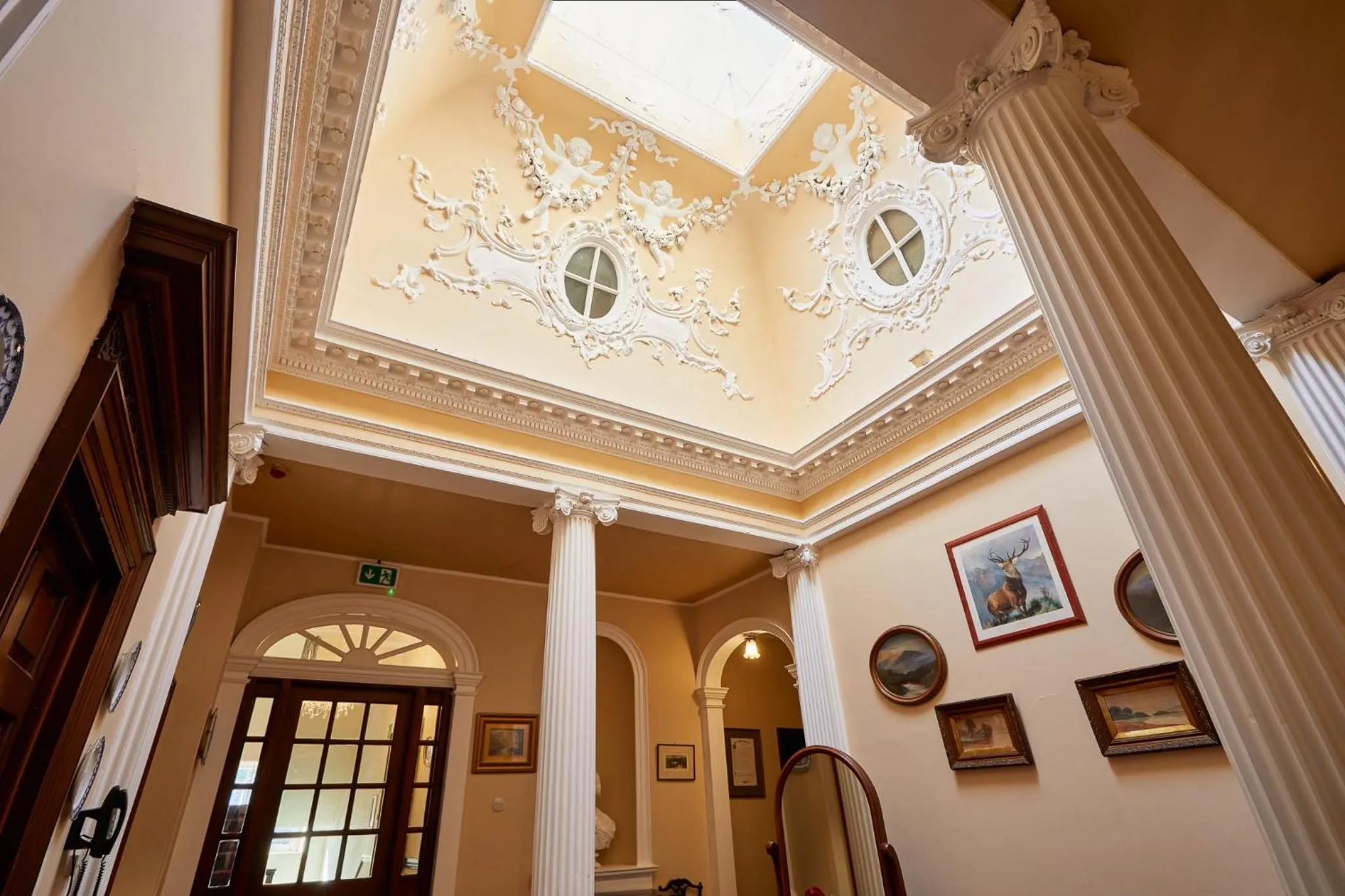 Decorative detail in Ednam House Hotel