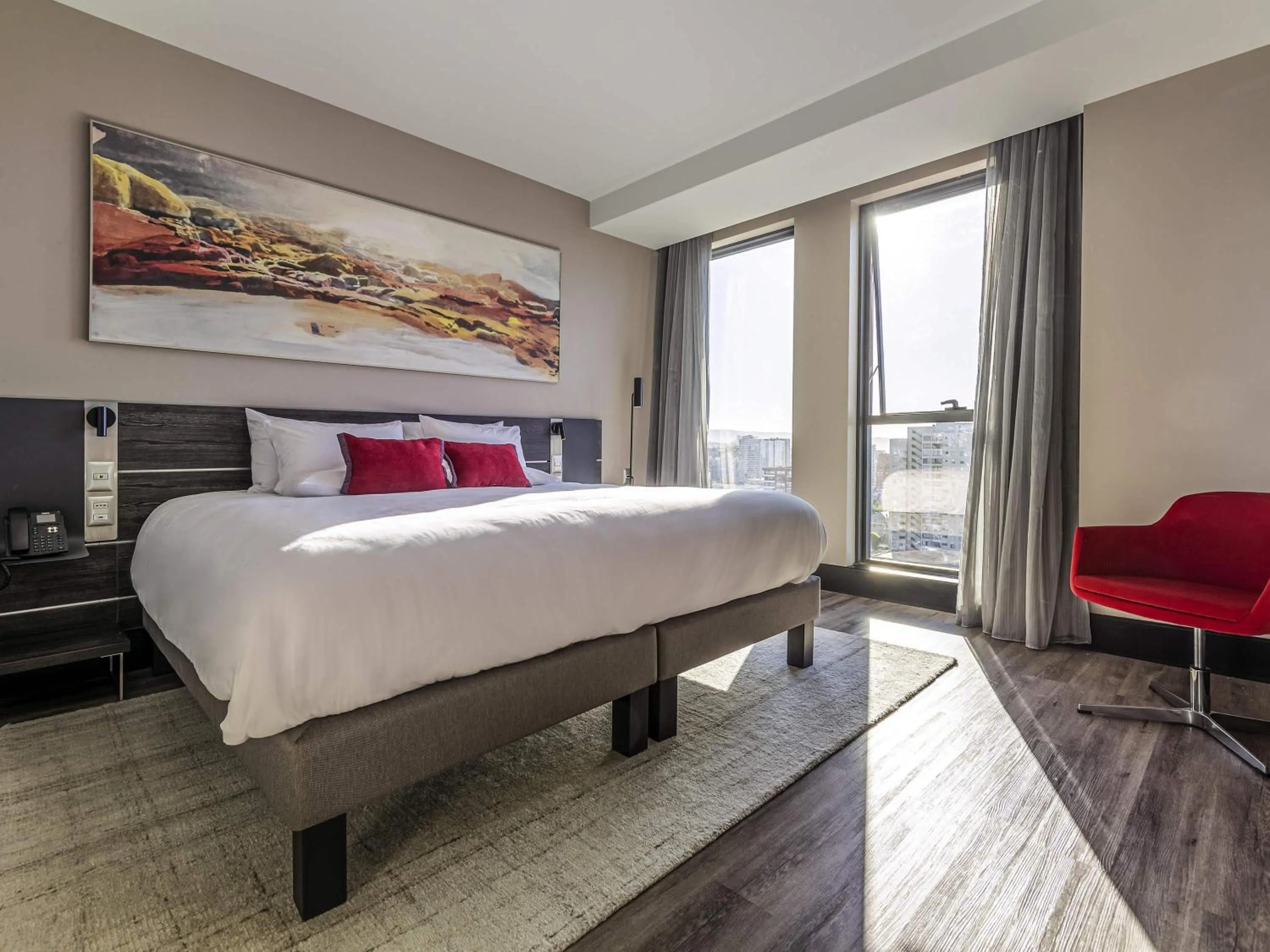 Bedroom, Bed in Novotel Vina del Mar