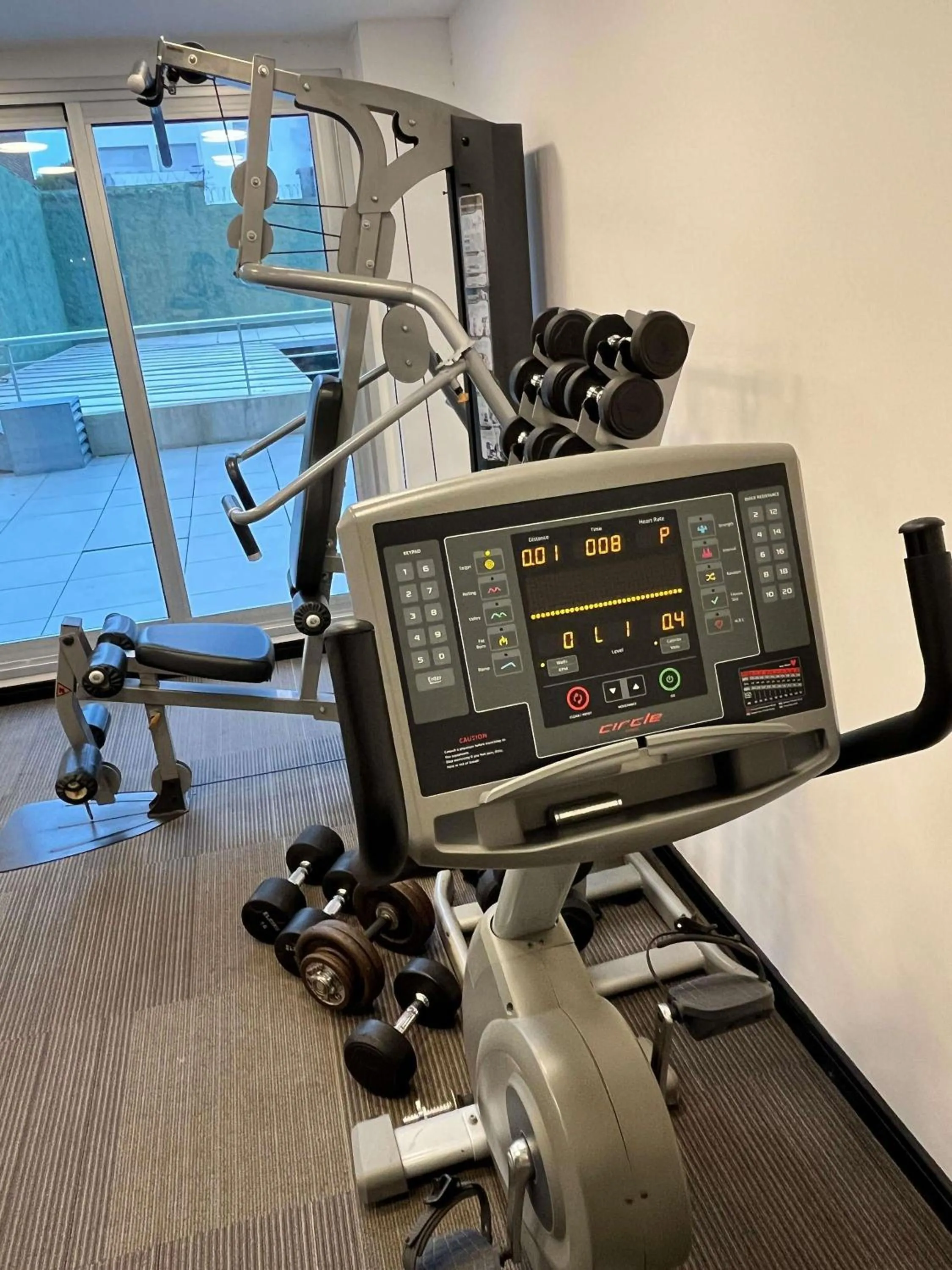 Fitness centre/facilities in ibis Styles Montevideo Biarritz