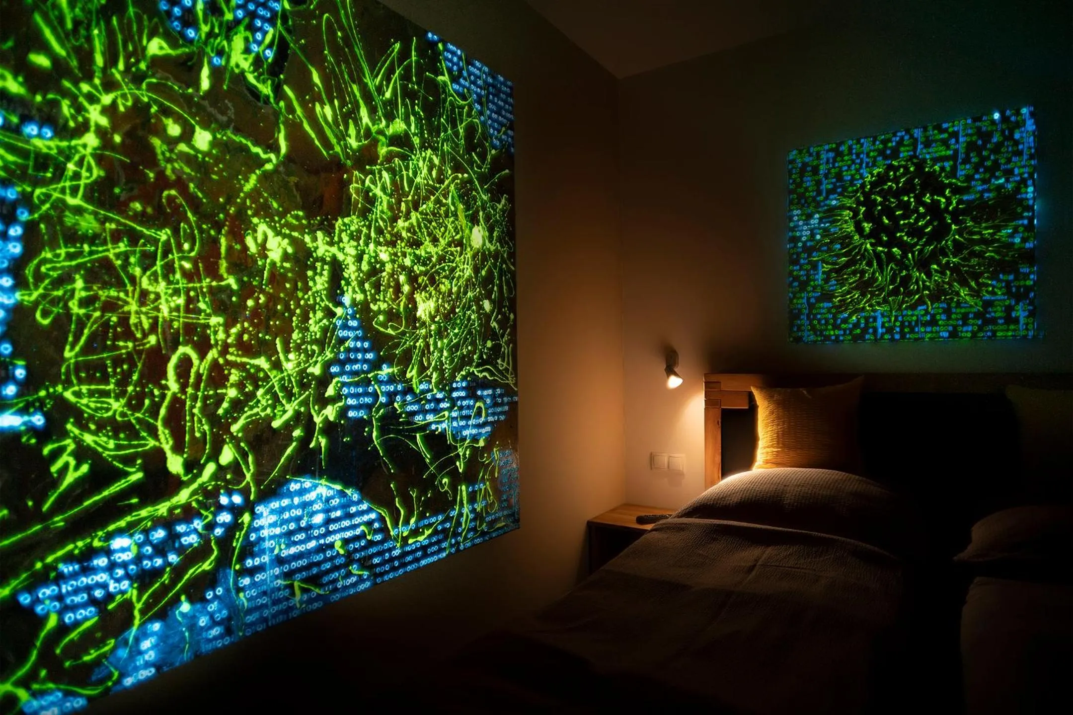 Bed in AD1716 apARTments Marktheidenfeld