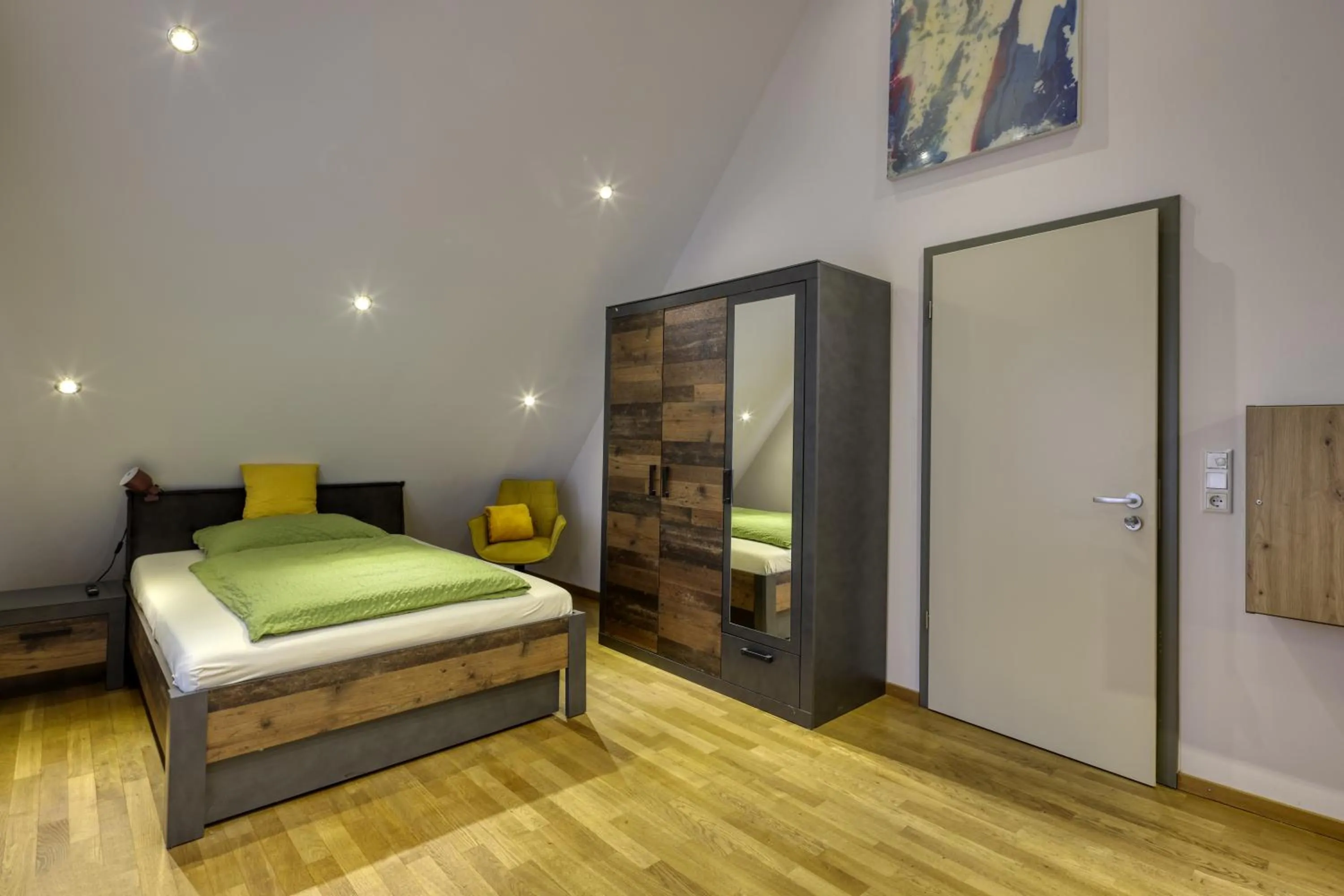 Bedroom, Bed in AD1716 apARTments Marktheidenfeld