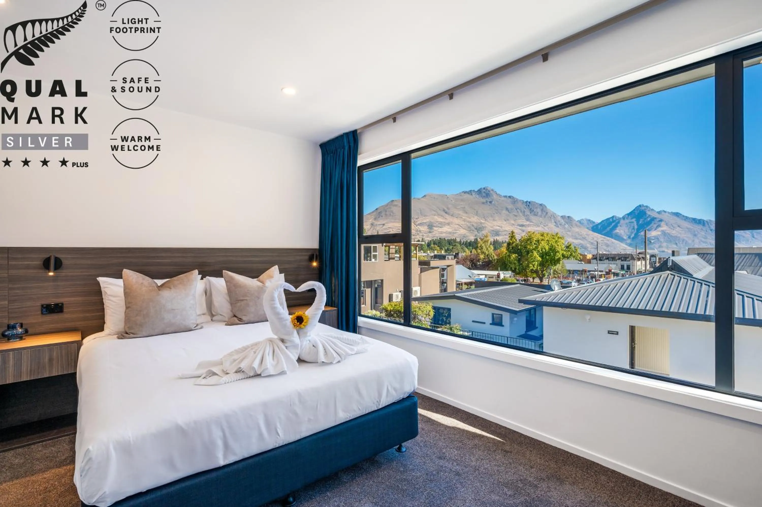 Bed in Luxe Suites & Apartments