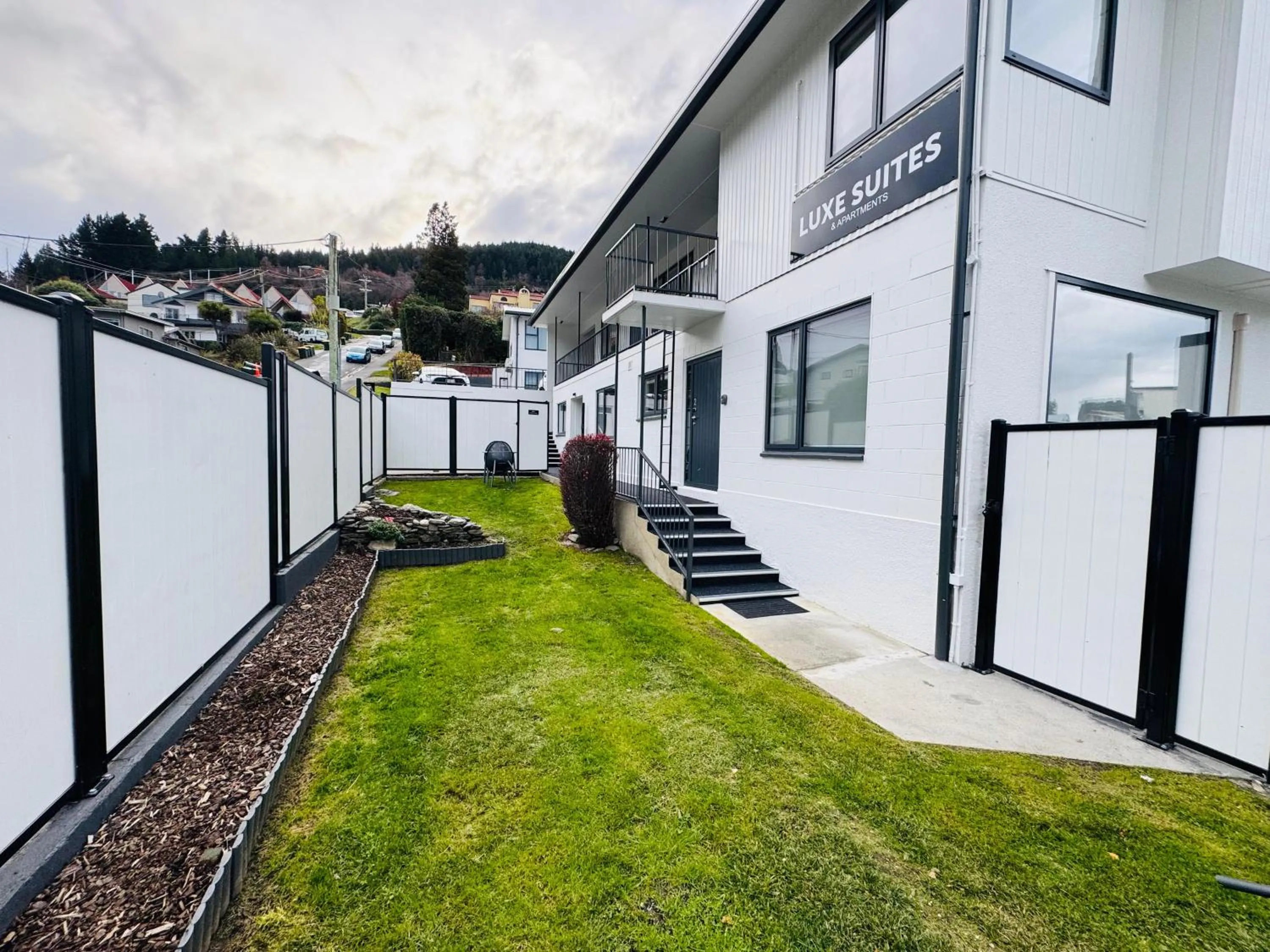 Garden view in Luxe Suites & Apartments