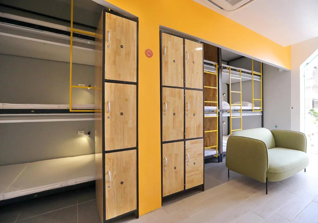 Bed in Hanoi Banana Hostel