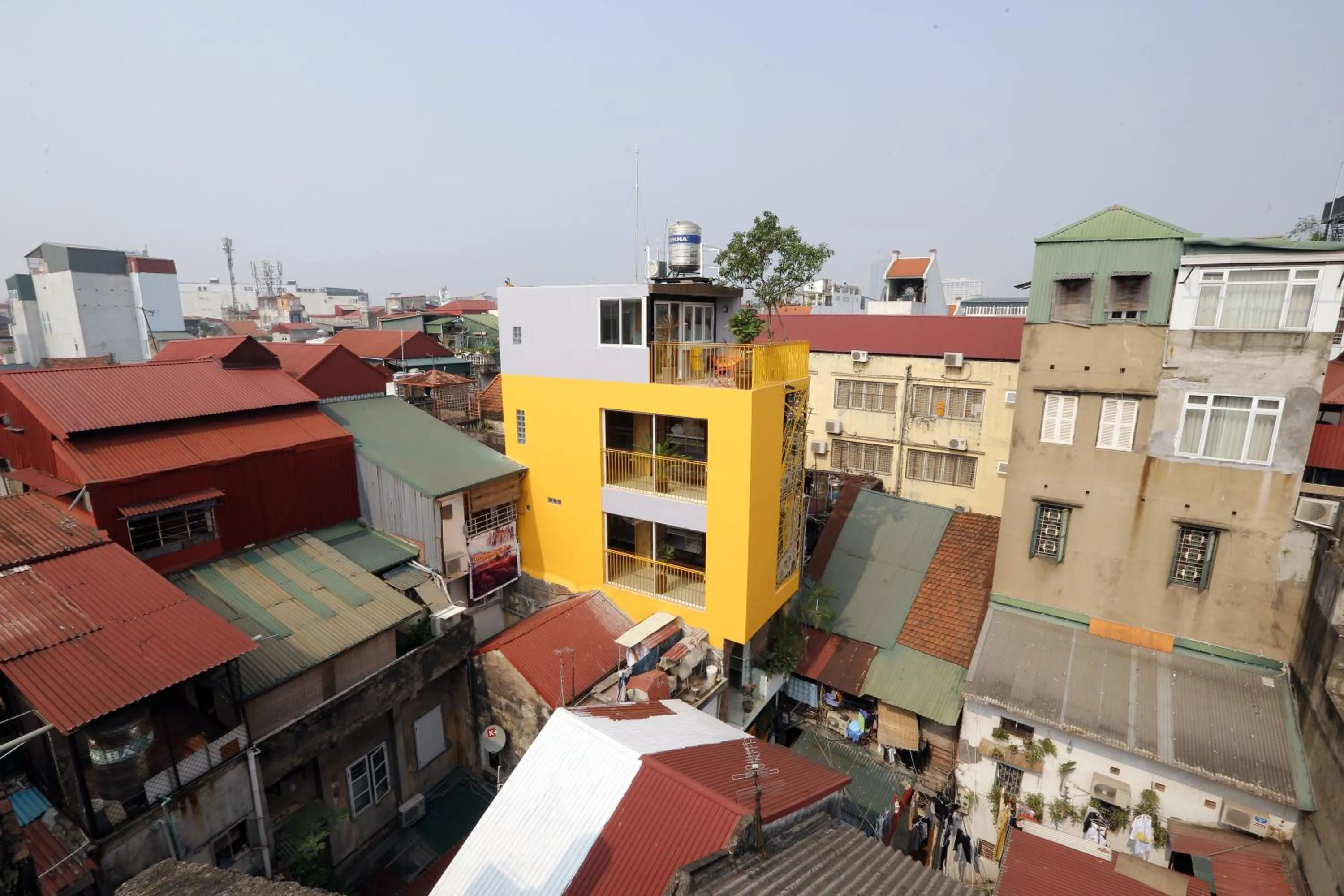 Property building in Hanoi Banana Hostel