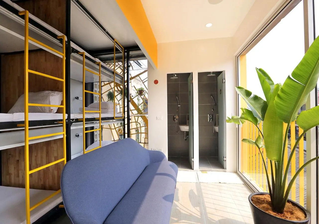 Bedroom in Hanoi Banana Hostel