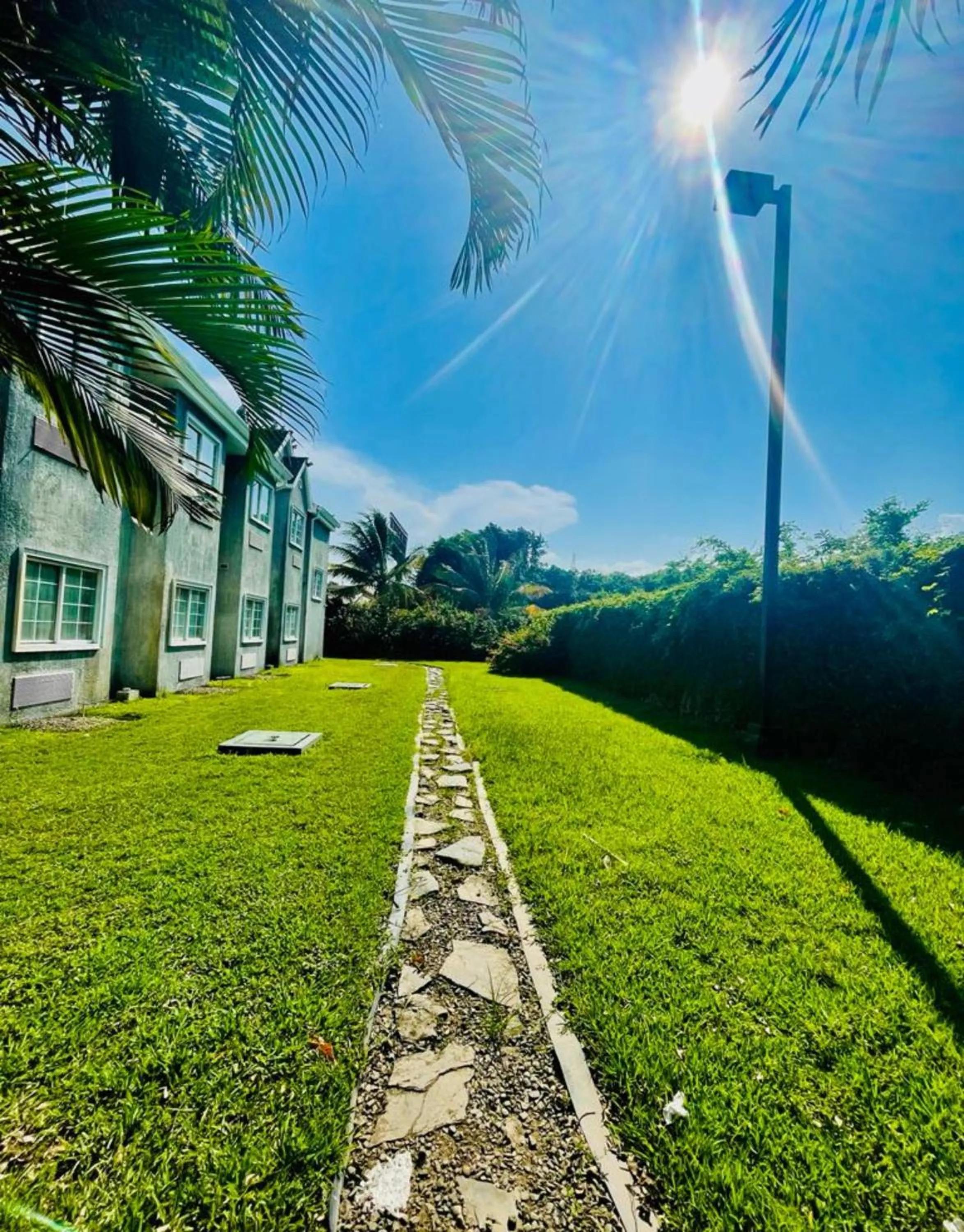 Garden view in Metrotel Express