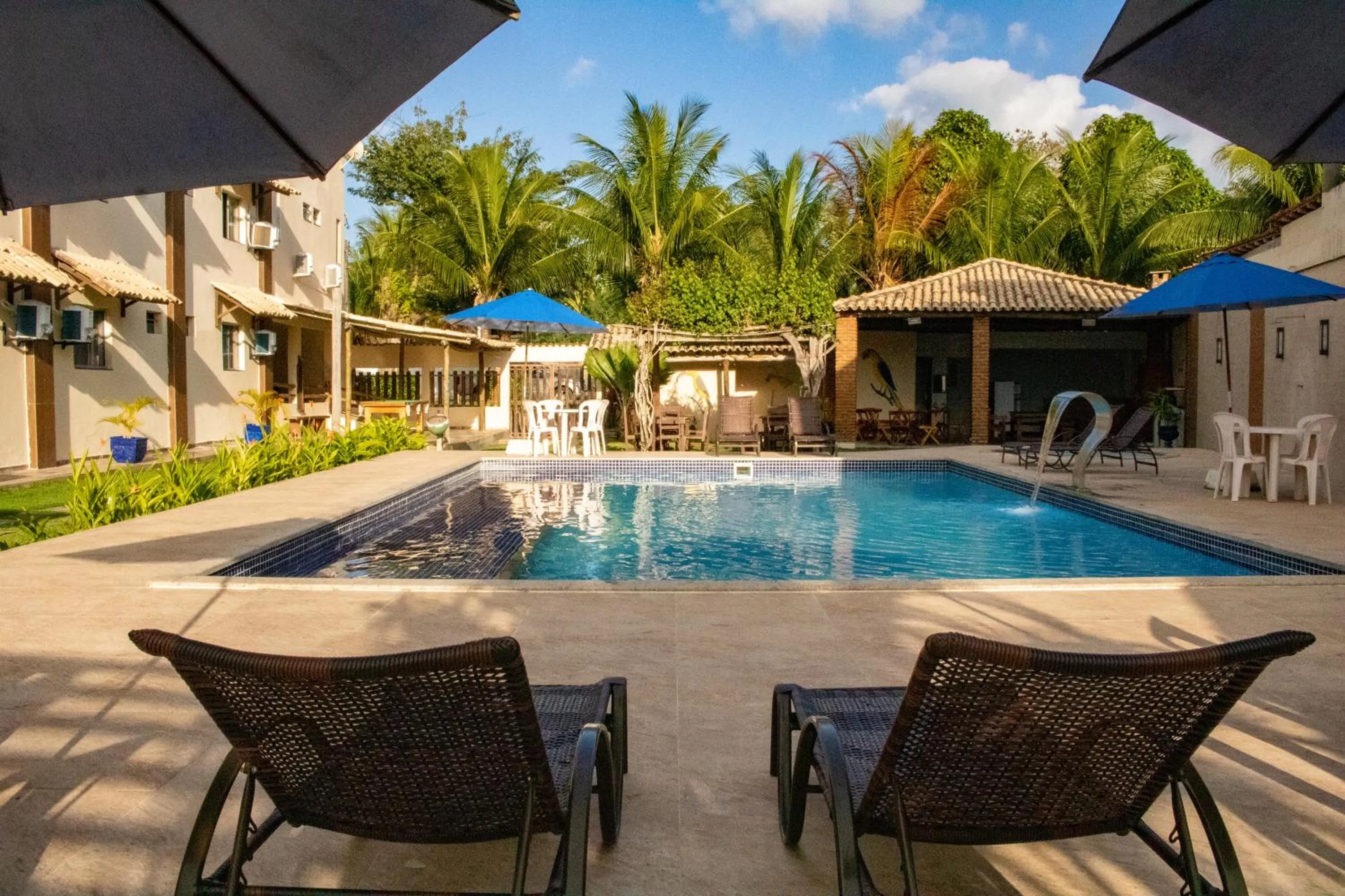 Pool view in Hotel Amendoeiras