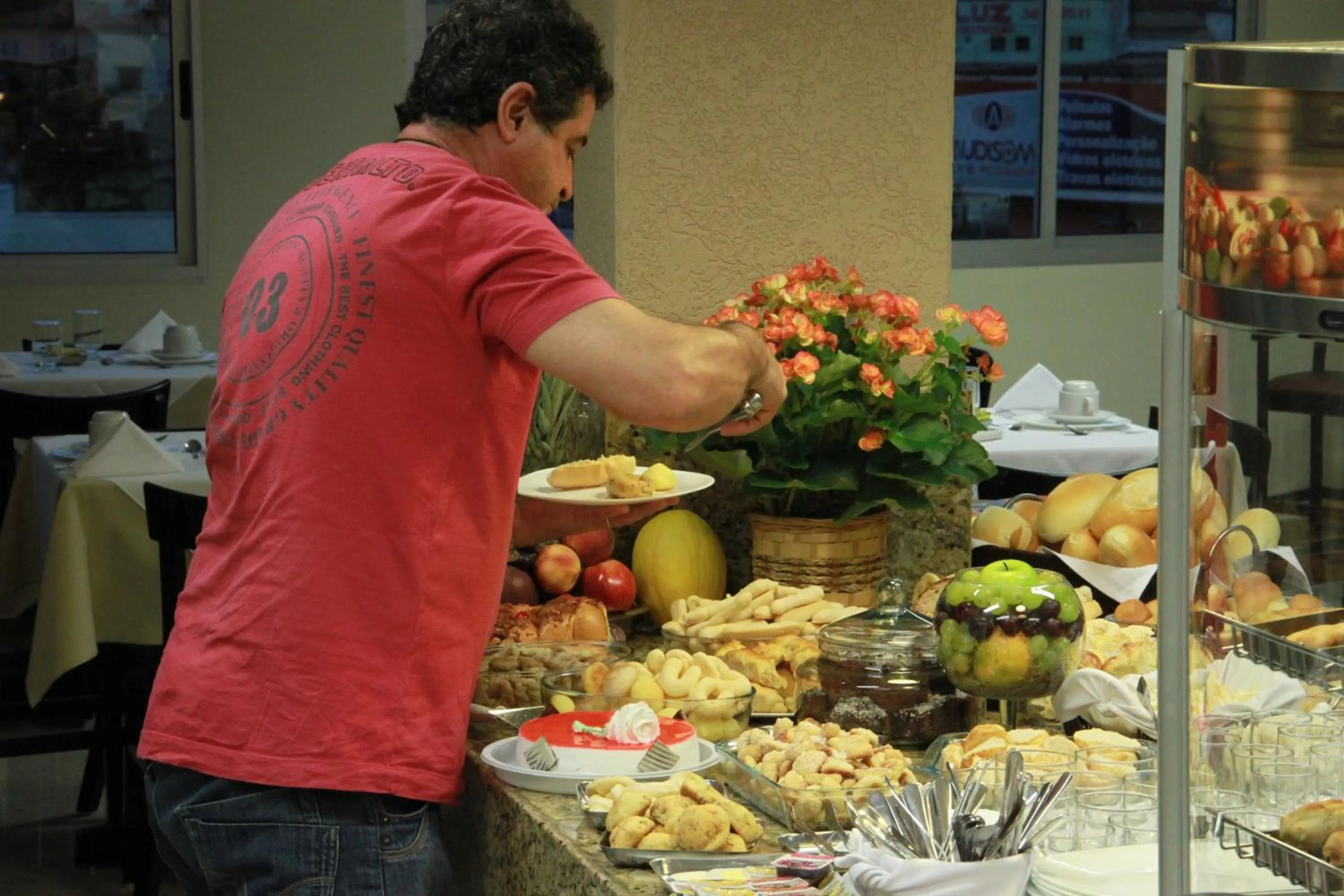 Buffet breakfast in Hotel Saron