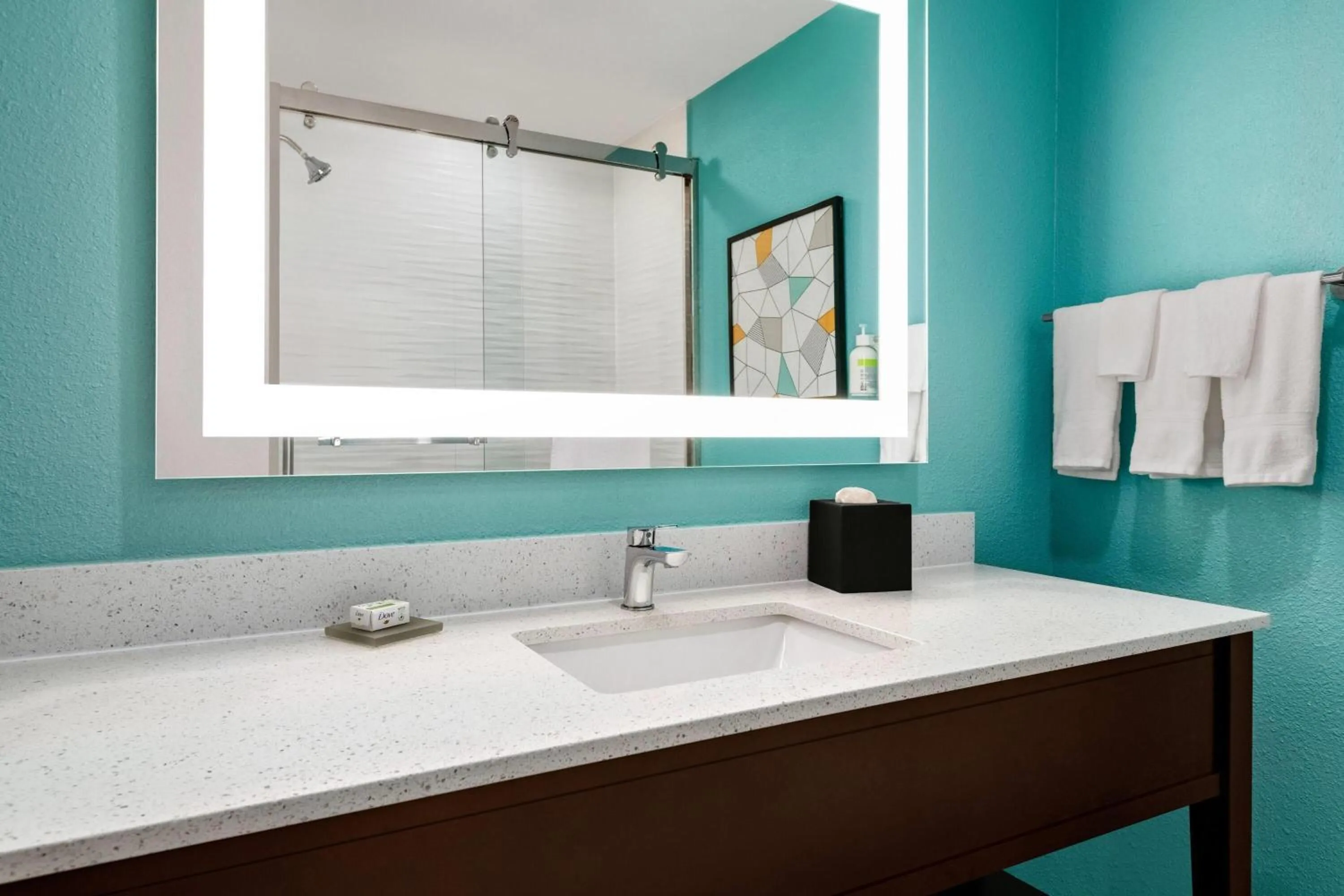 Bathroom in La Quinta by Wyndham Montgomery