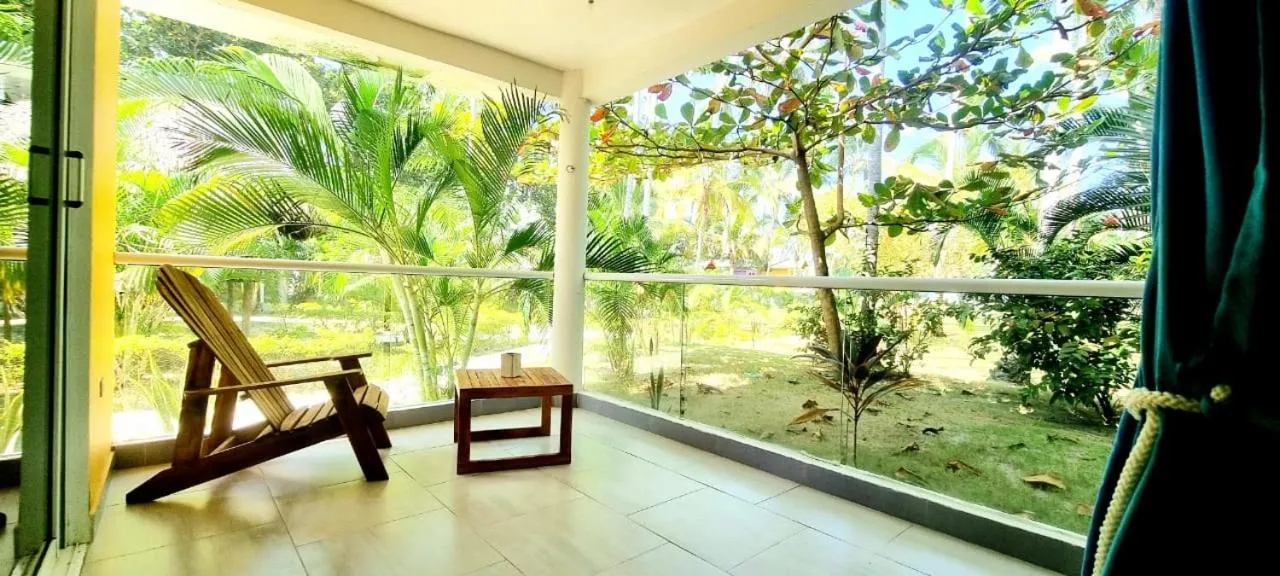 Patio in Blue Mango Beach Hotel