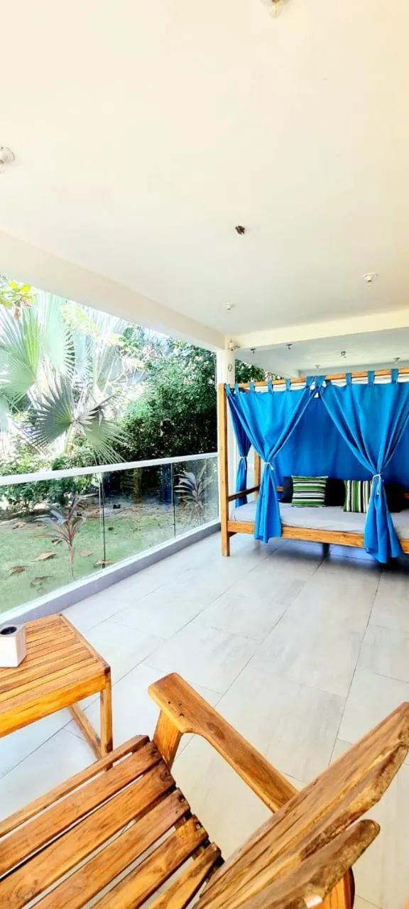 Patio in Blue Mango Beach Hotel