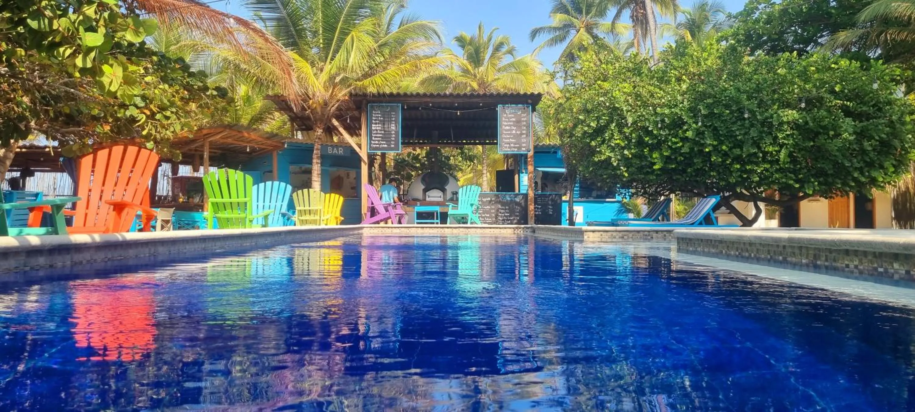 Swimming pool in Blue Mango Beach Hotel